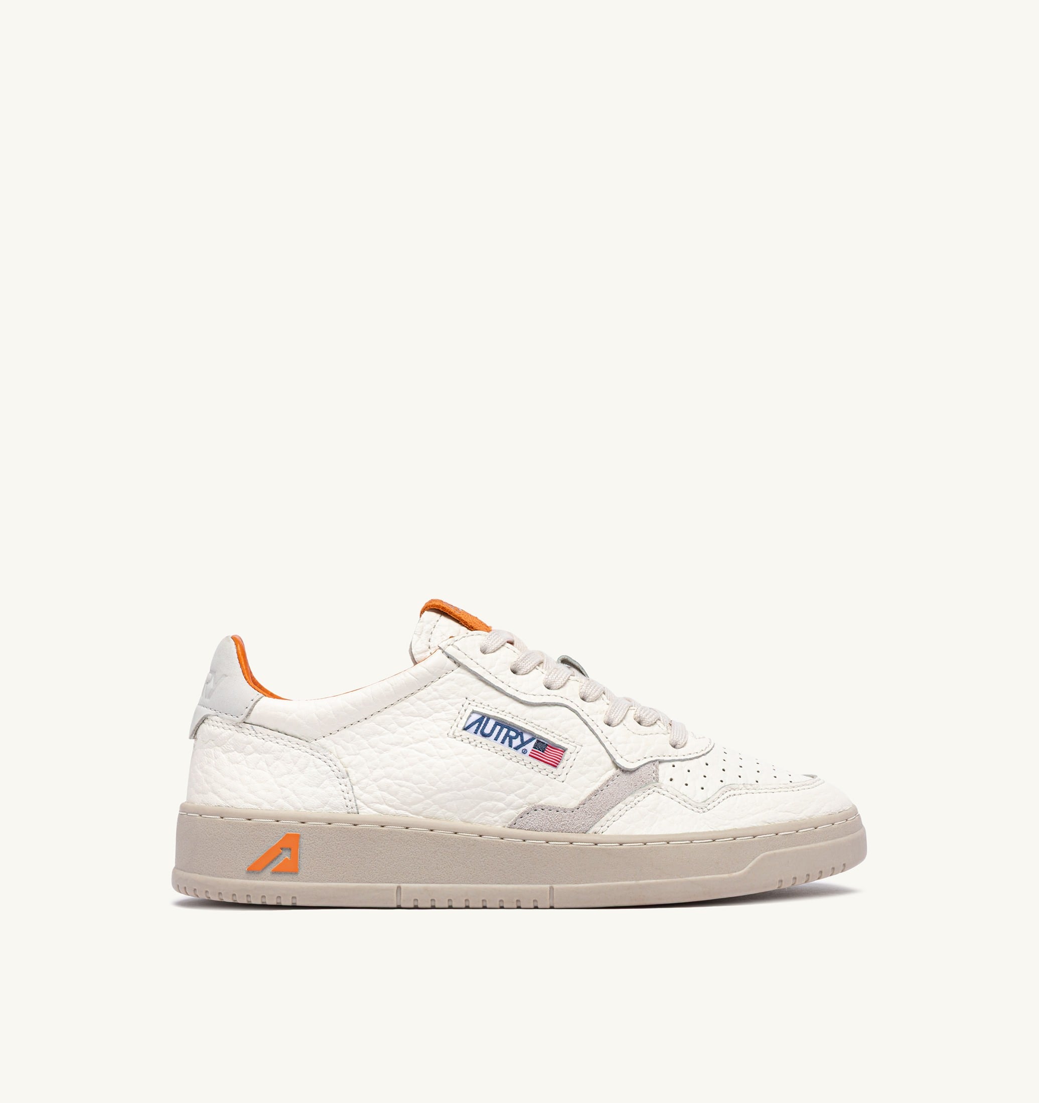 SNEAKERS MEDALIST LOW IN PELLE MARSHMALLOW E FANTA