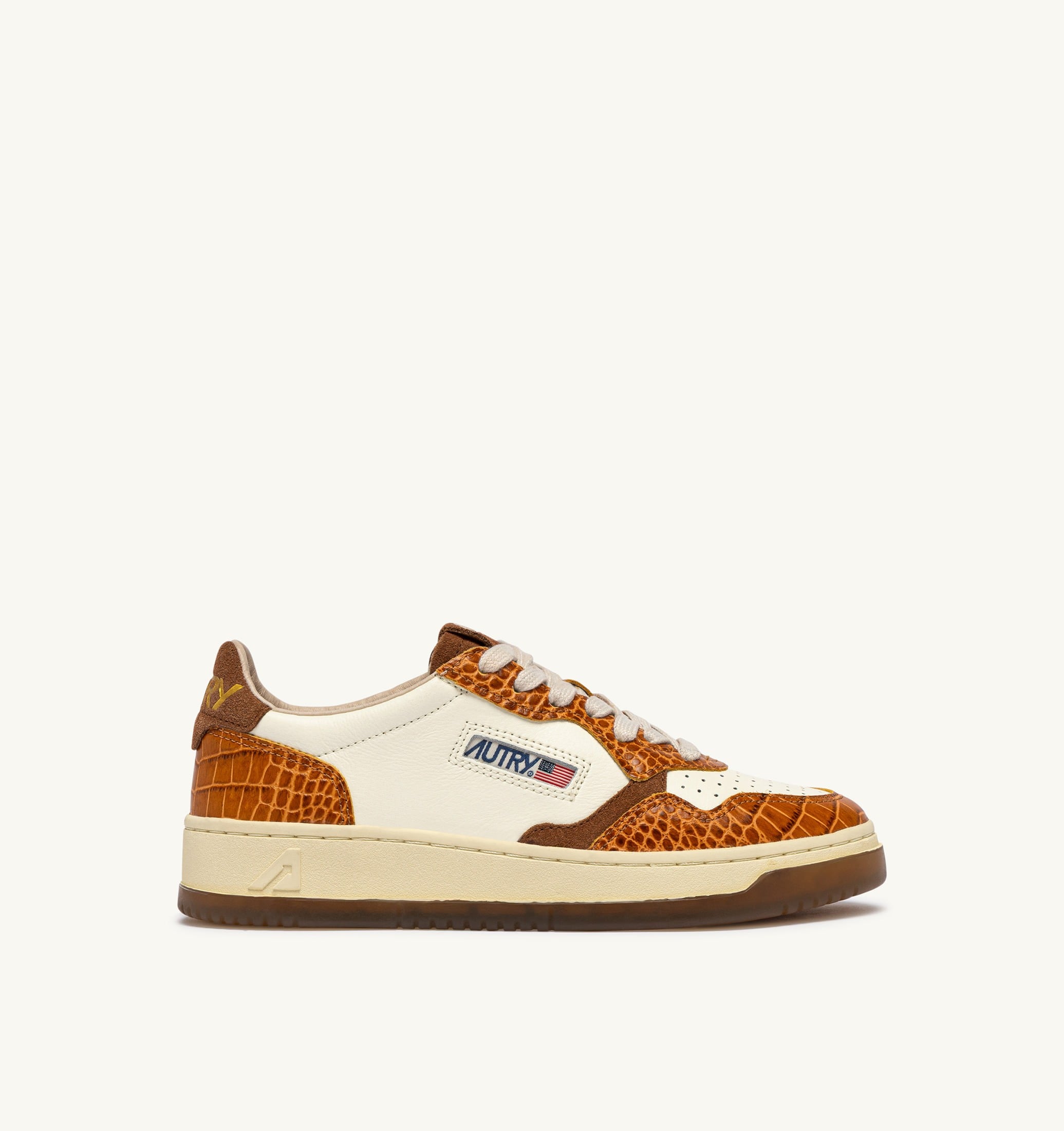 SNEAKERS MEDALIST LOW IN PELLE MARSHMALLOW E KENYA