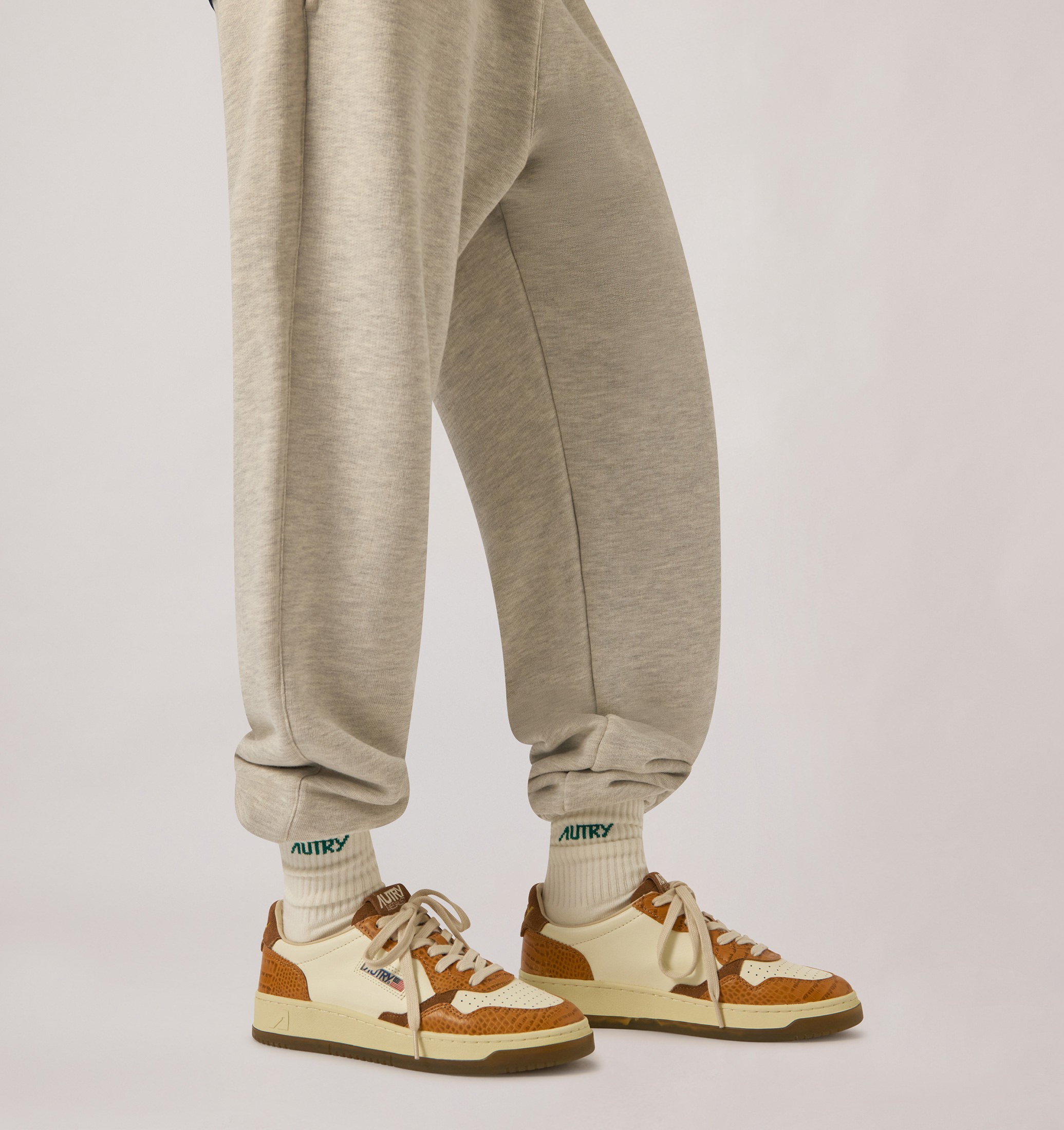 SNEAKERS MEDALIST LOW IN PELLE MARSHMALLOW E KENYA