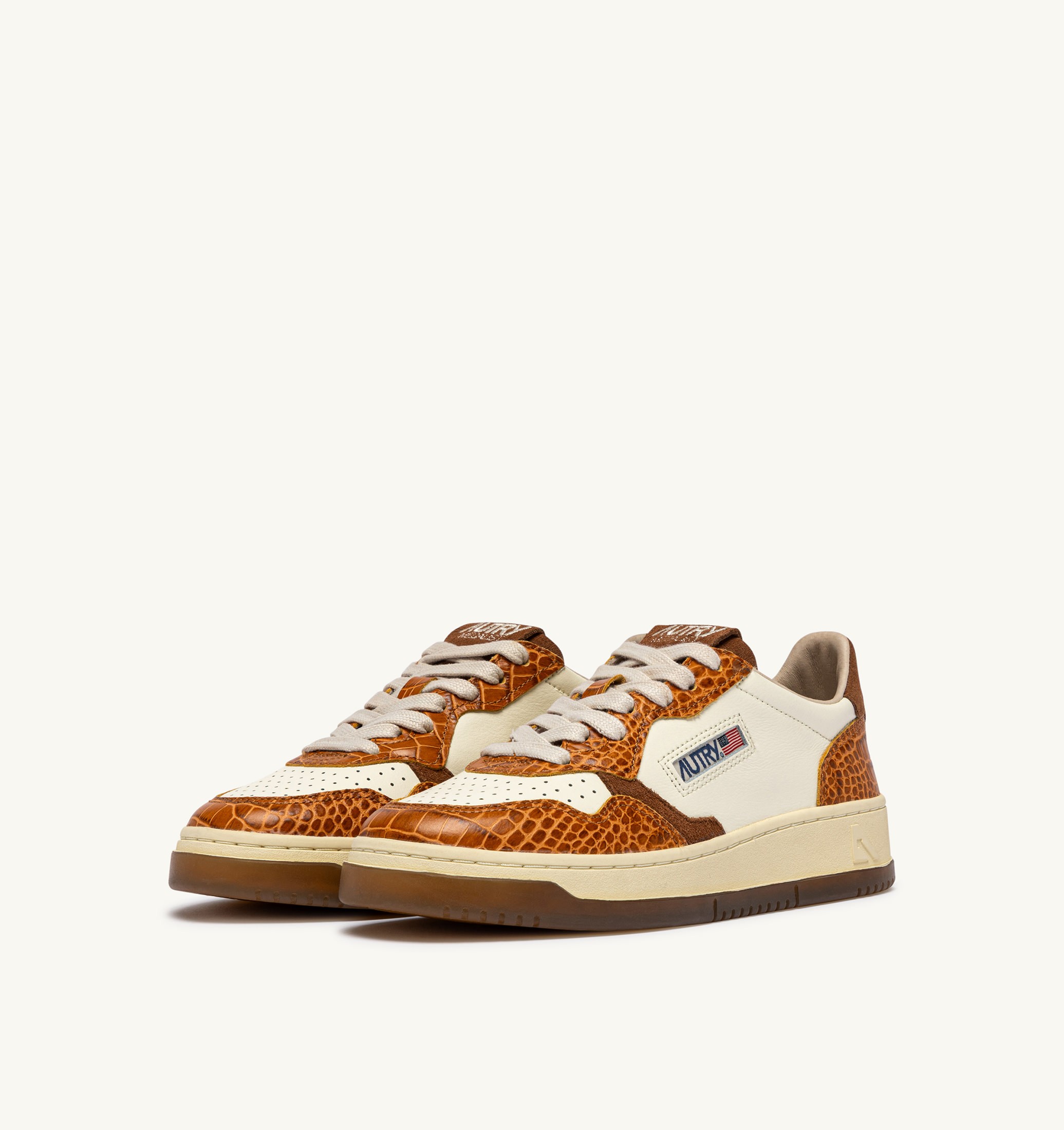SNEAKERS MEDALIST LOW IN PELLE MARSHMALLOW E KENYA