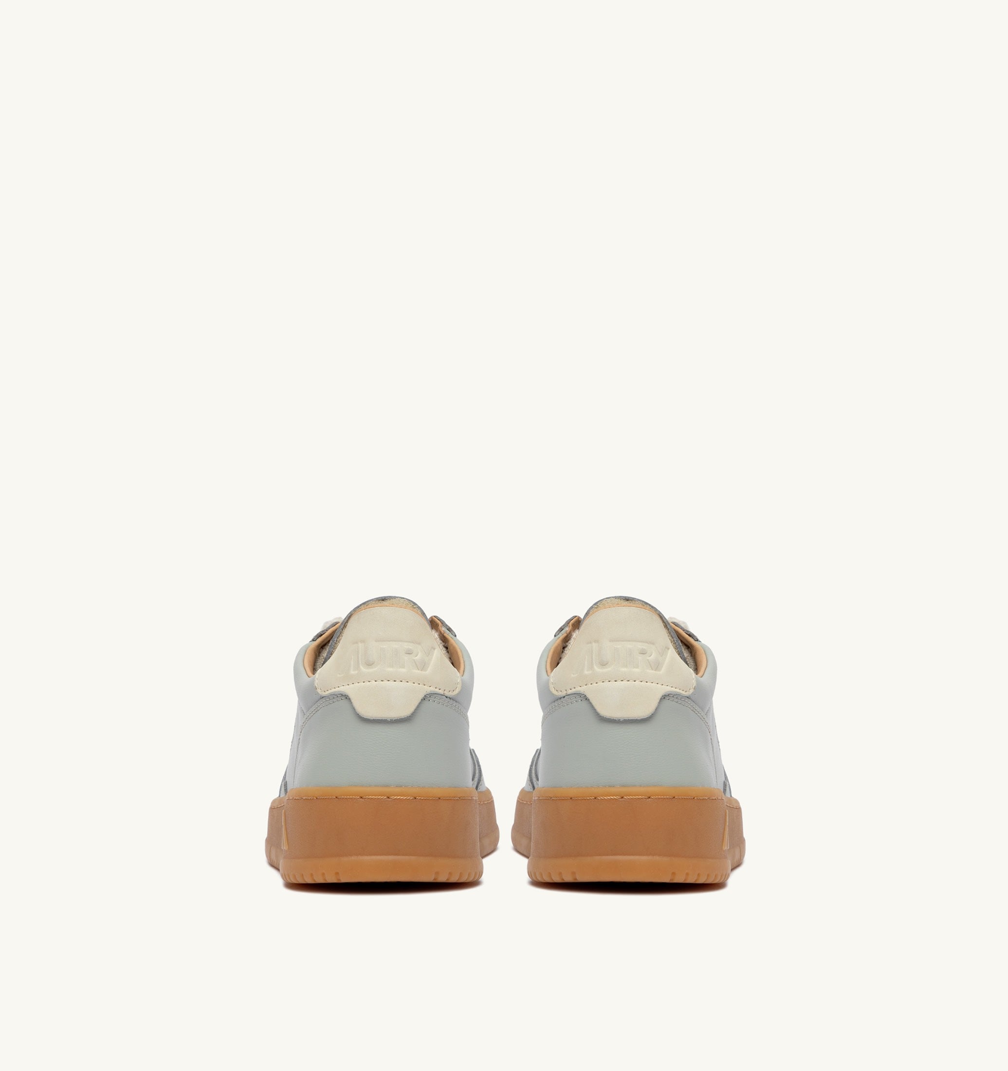 SNEAKERS MEDALIST LOW IN PELLE MILITARY E MARSHMALLOW