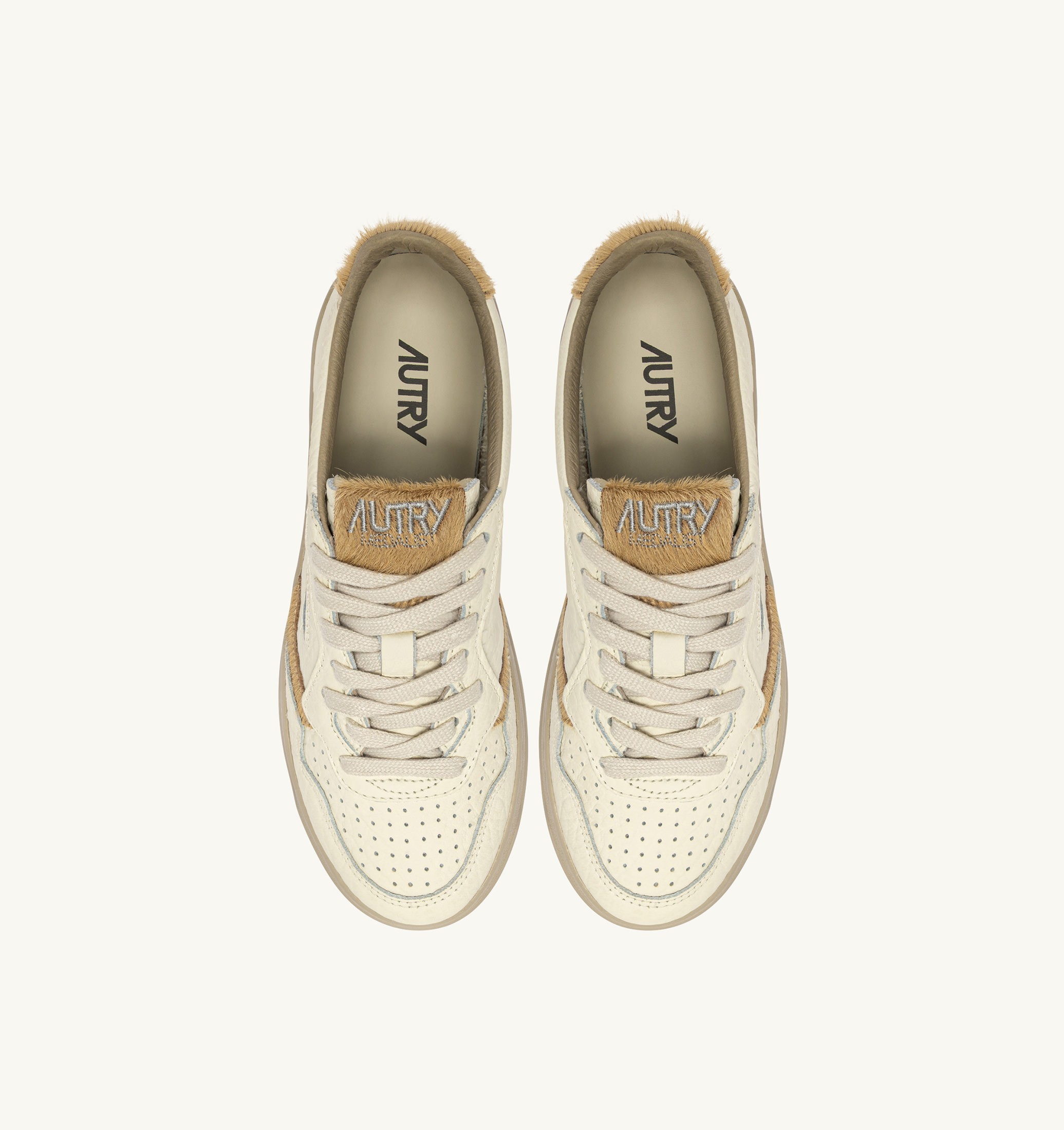 SNEAKERS MEDALIST LOW IN PELLE SAND