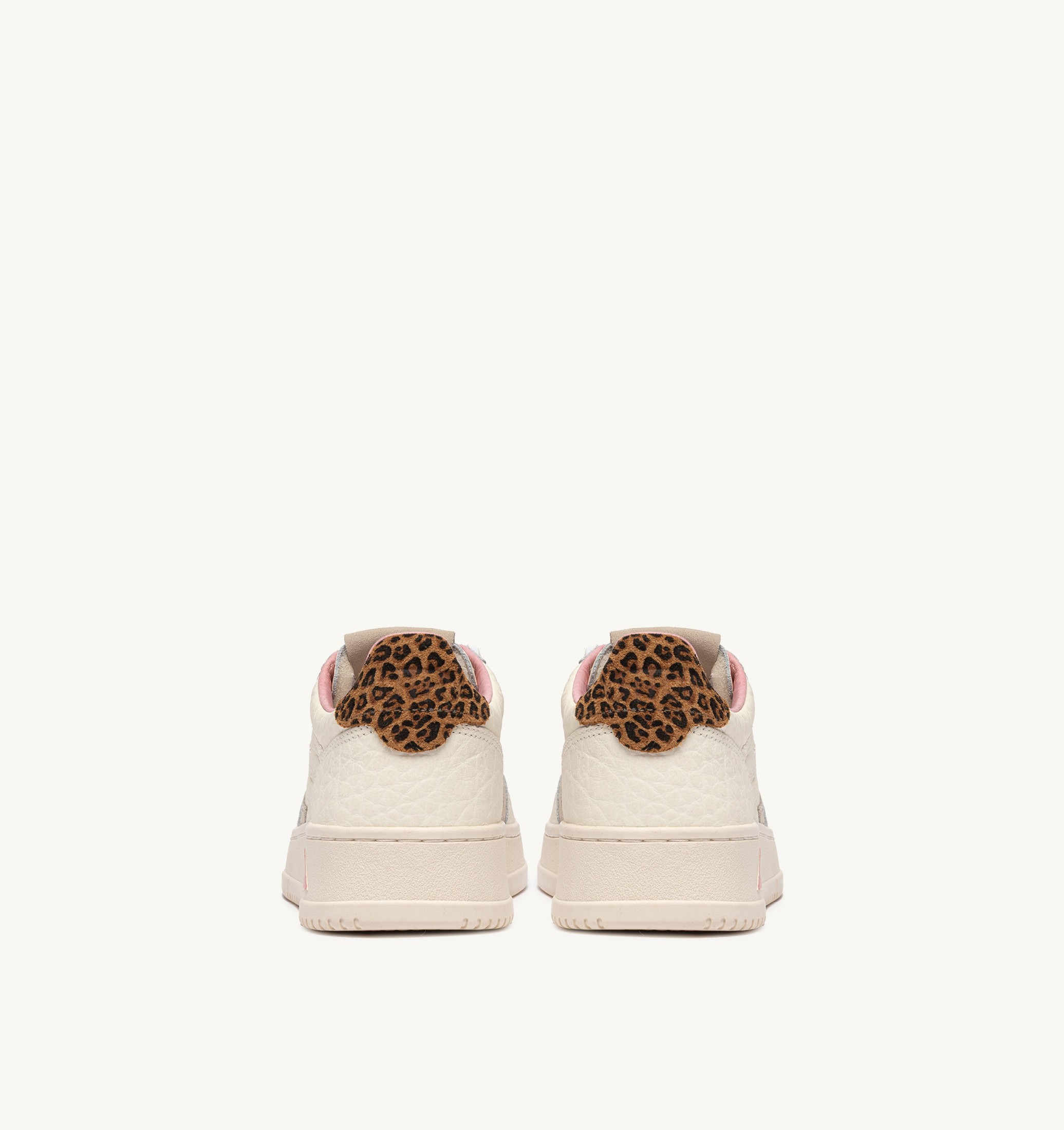 SNEAKERS MEDALIST LOW IN PELLE SAND E LEOPARD