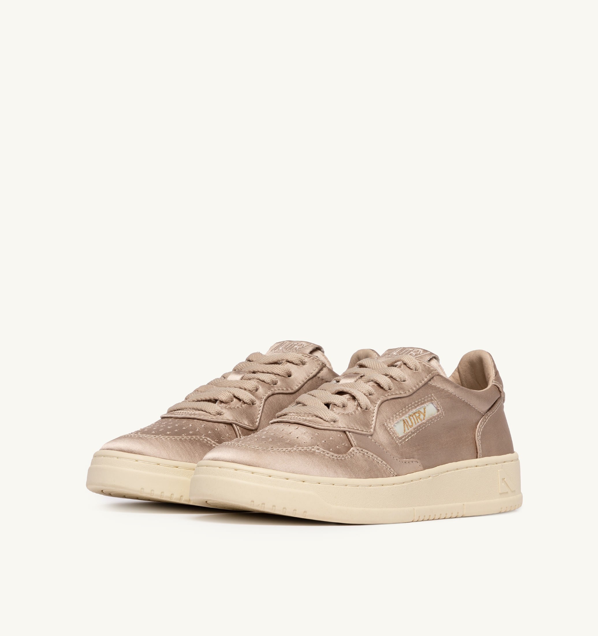 SNEAKERS MEDALIST LOW IN SATIN DESERT ROSE