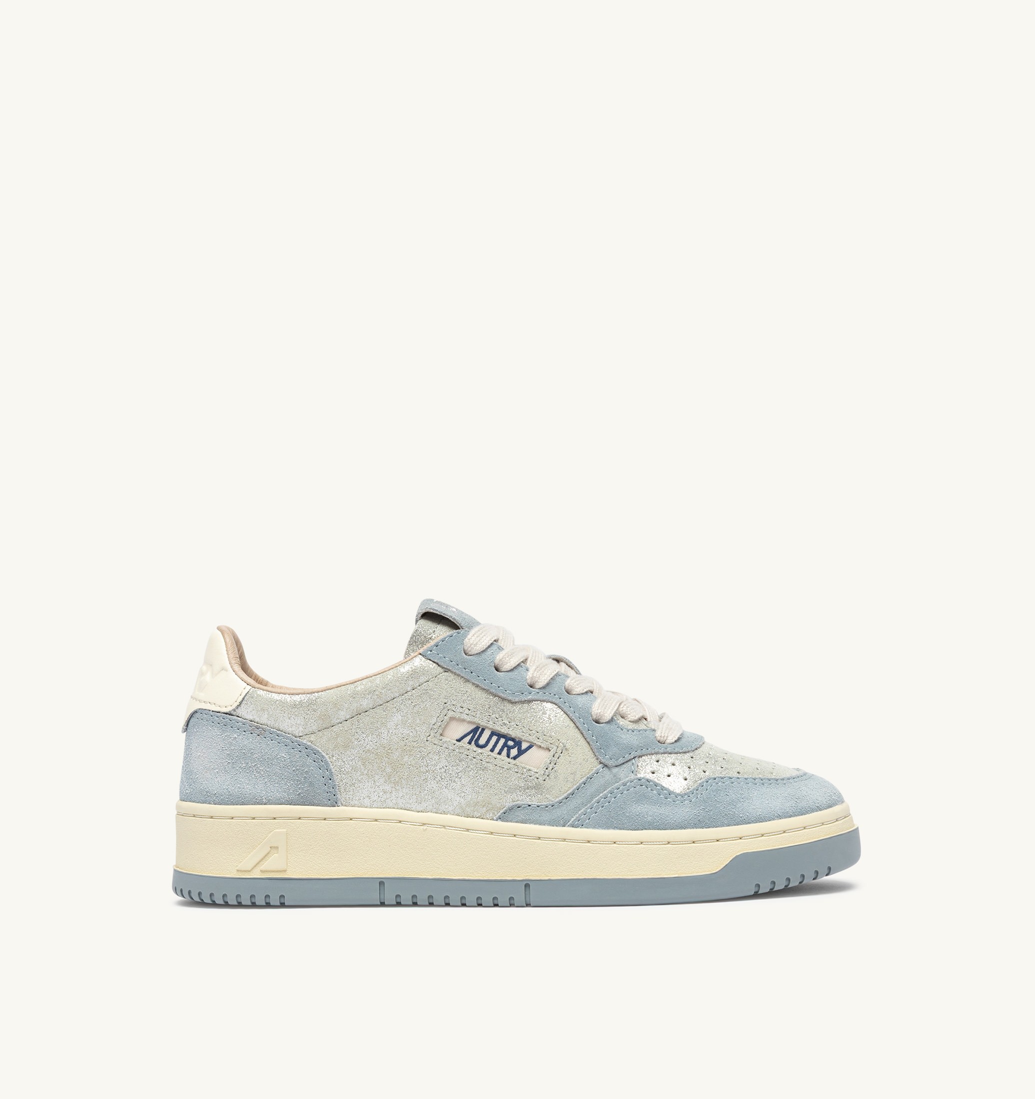 SNEAKERS MEDALIST LOW IN SUEDE ARGENTO E POOL SUGAR