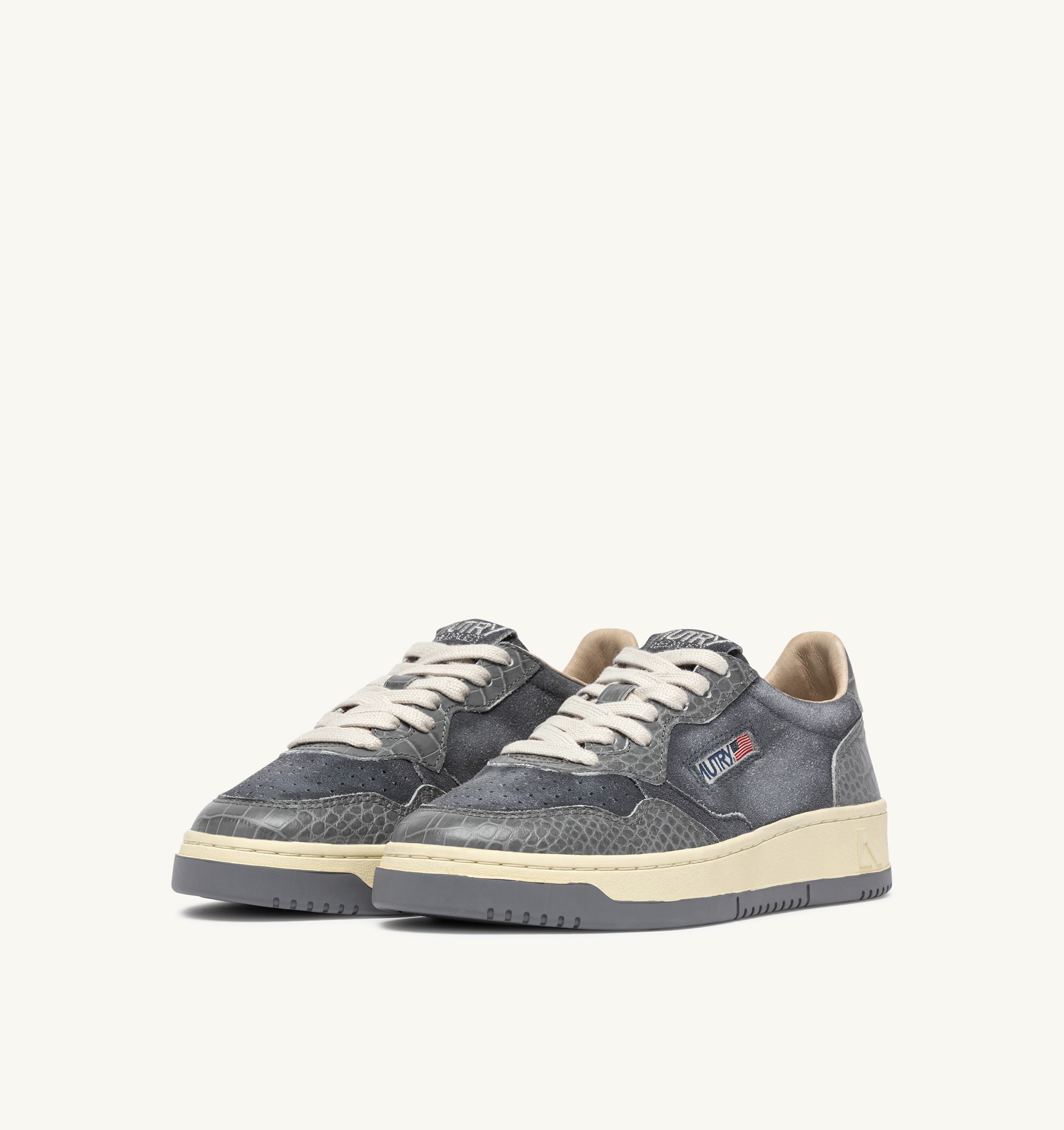 SNEAKERS MEDALIST LOW IN SUEDE E PELLE NIGHT OWL