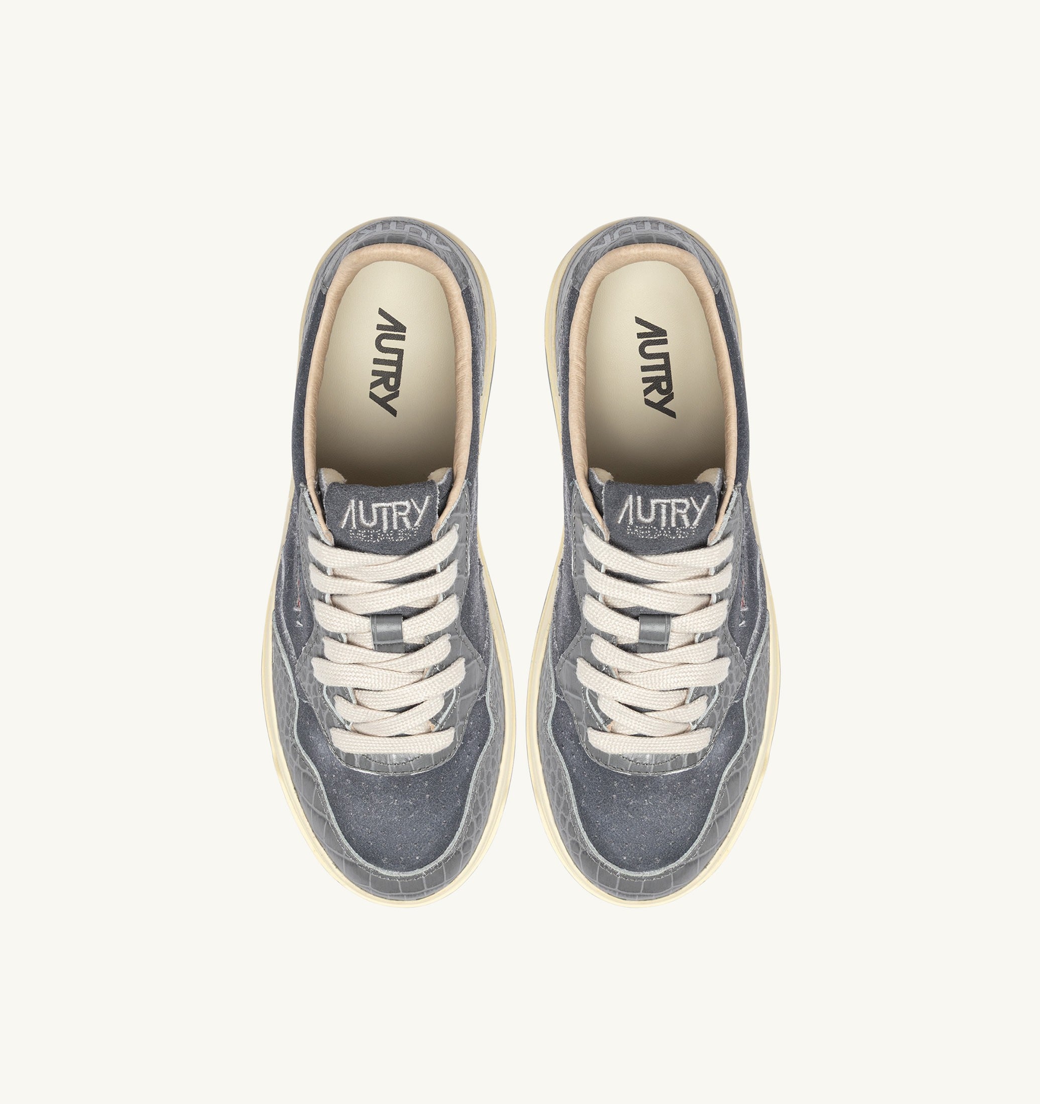 SNEAKERS MEDALIST LOW IN SUEDE E PELLE NIGHT OWL
