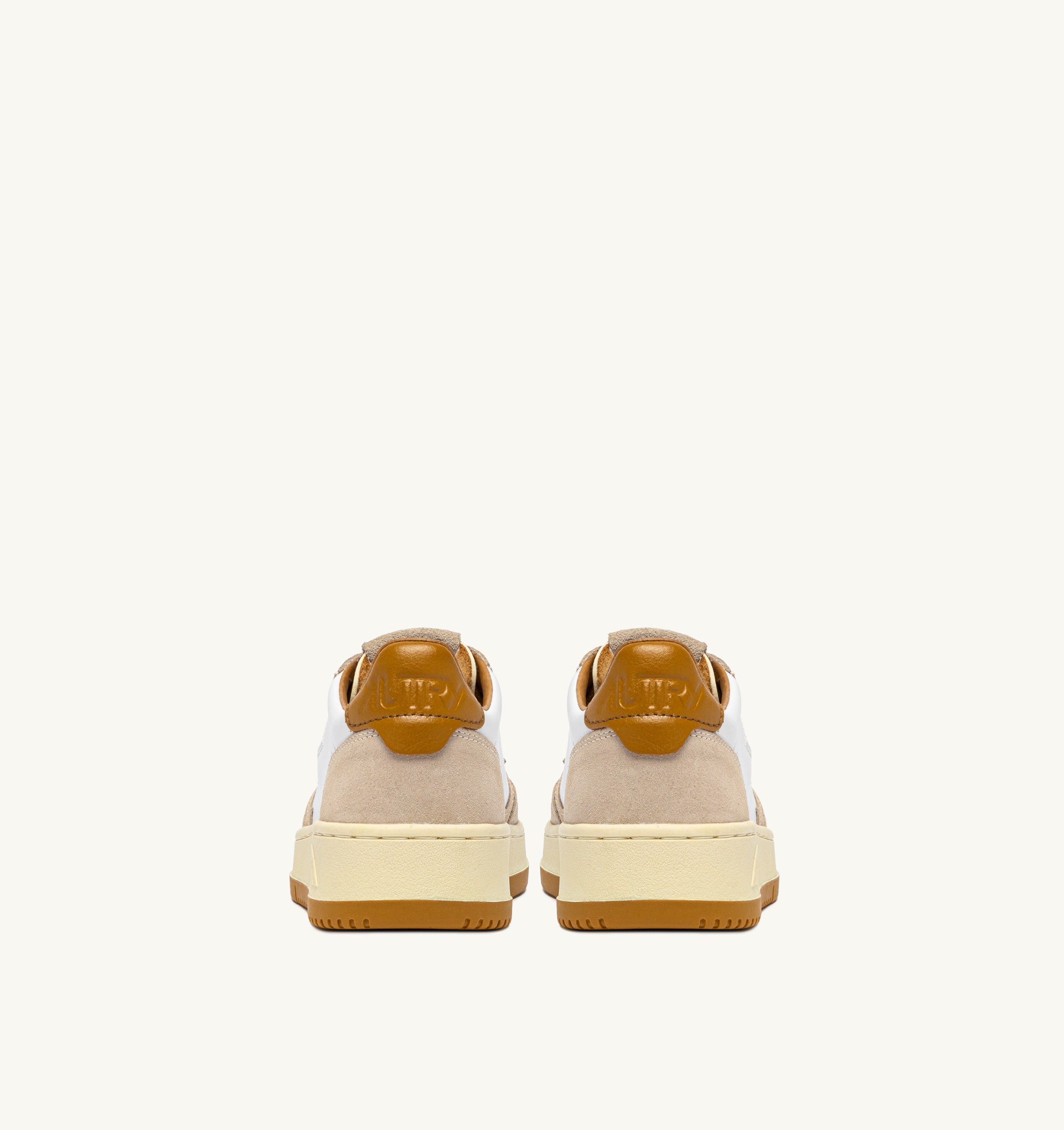 SNEAKERS MEDALIST LOW IN SUEDE E PELLE SAND E WOOD