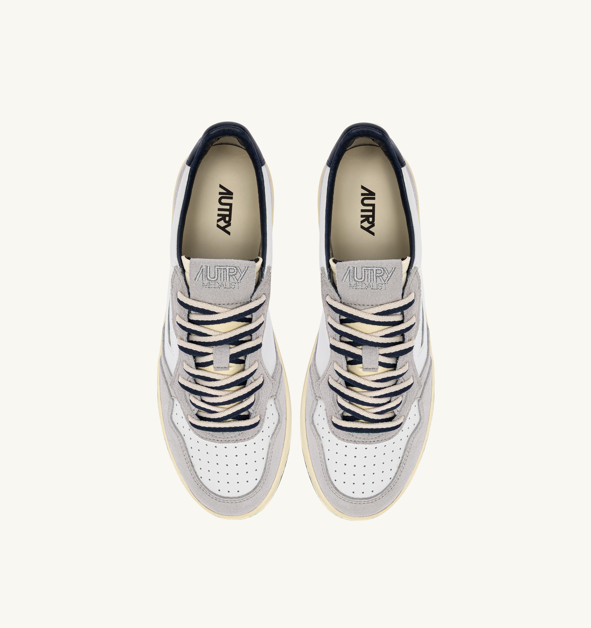 SNEAKERS MEDALIST LOW IN SUEDE E PELLE VAPOR E SPACE