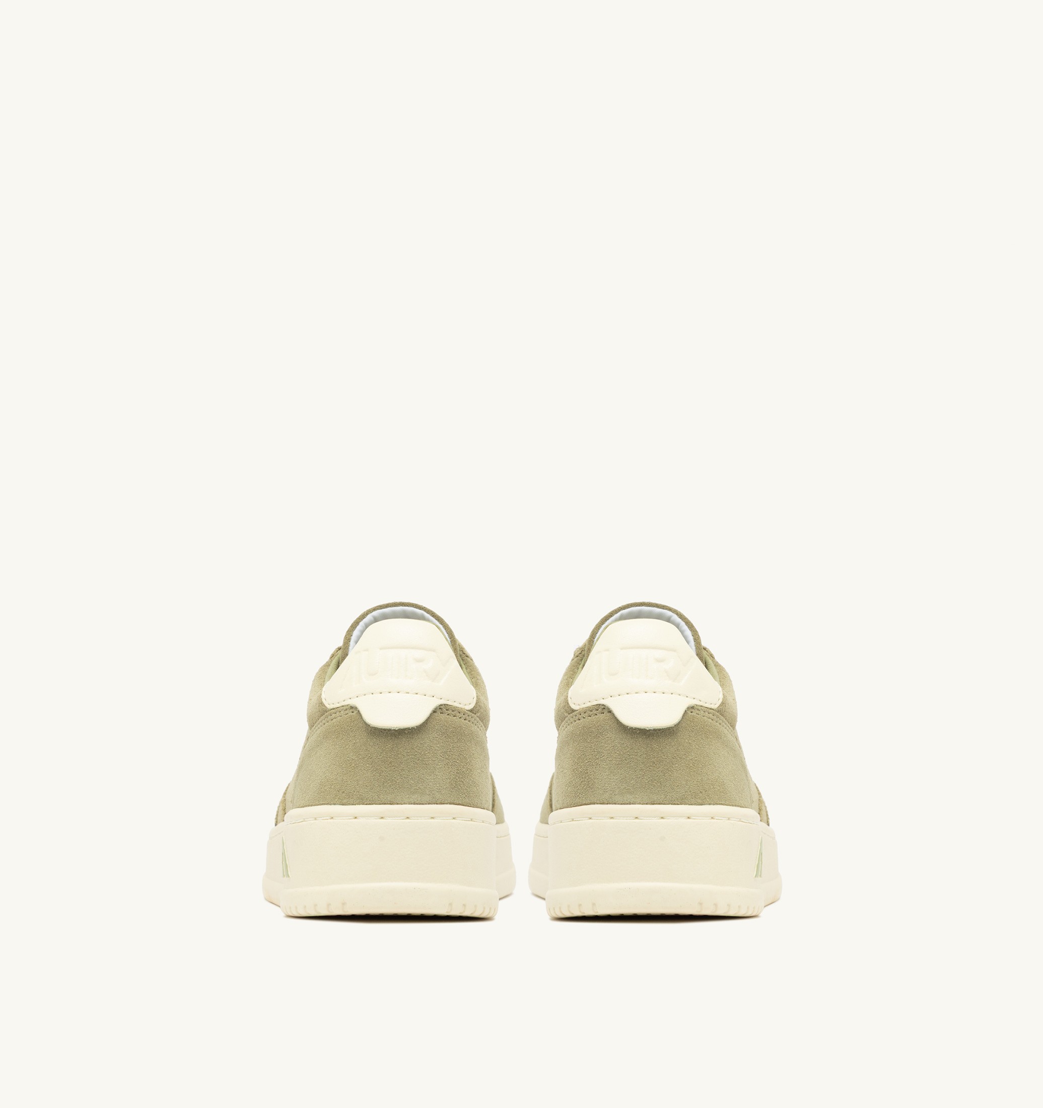 SNEAKERS MEDALIST LOW IN SUEDE GRAY GREEN E BIANCO