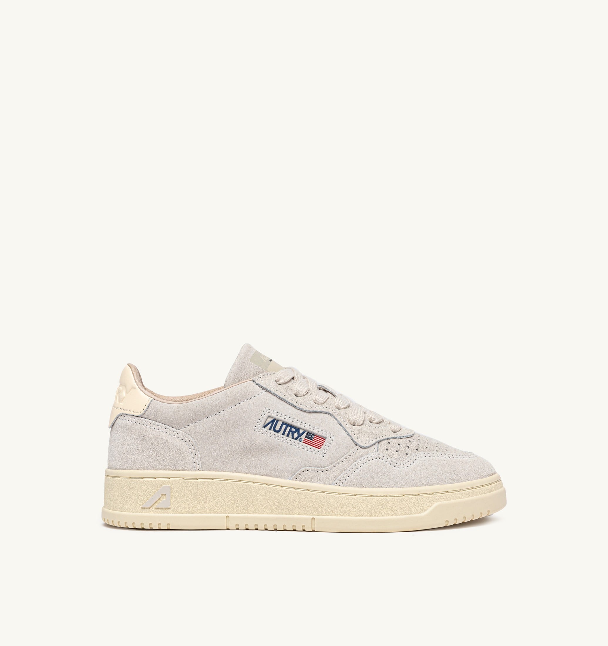 SNEAKERS MEDALIST LOW IN SUEDE MARBLE E OFF WHITE