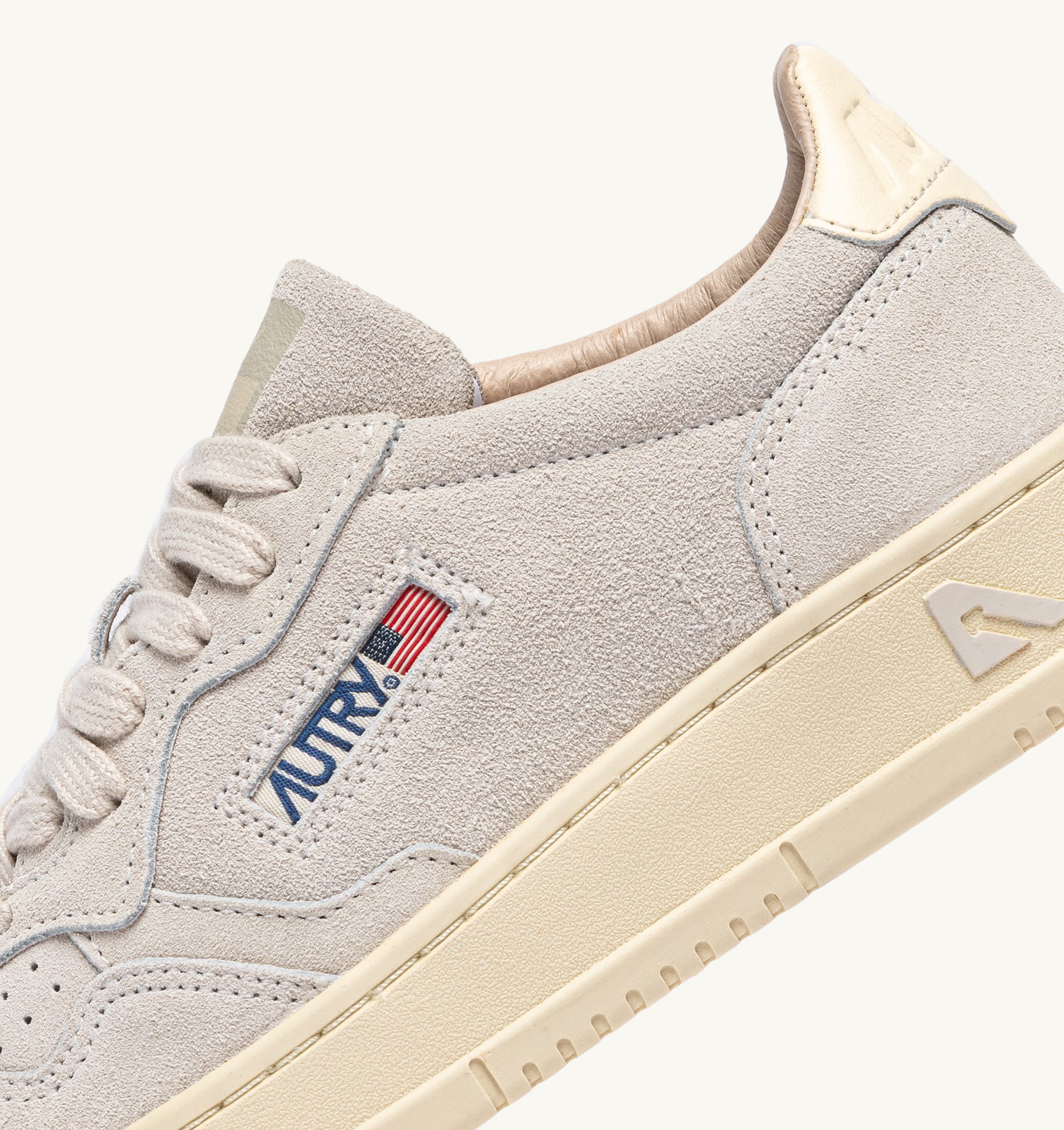 SNEAKERS MEDALIST LOW IN SUEDE MARBLE E OFF WHITE