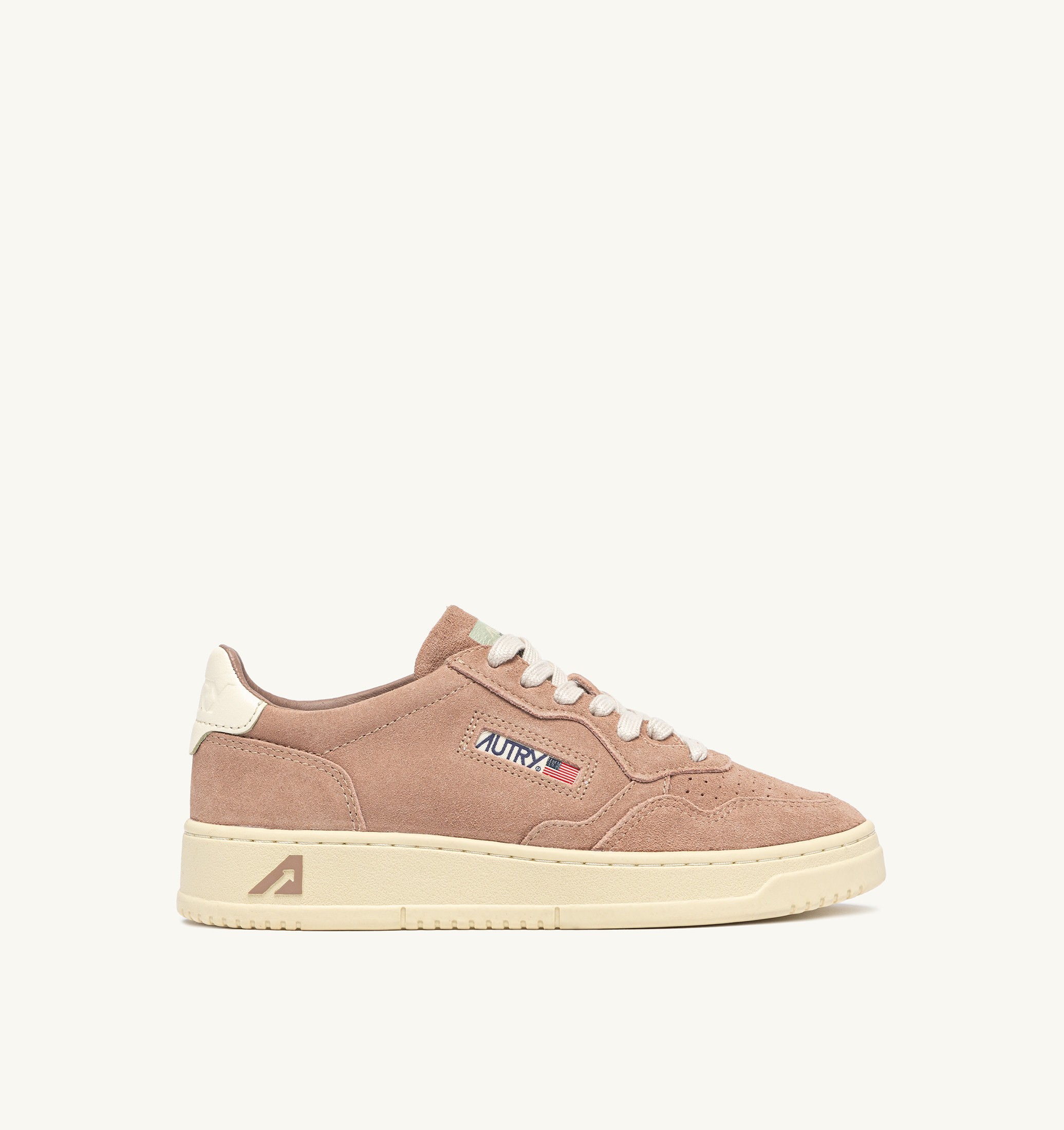 SNEAKERS MEDALIST LOW IN SUEDE ROSE CANNEL E BIANCO