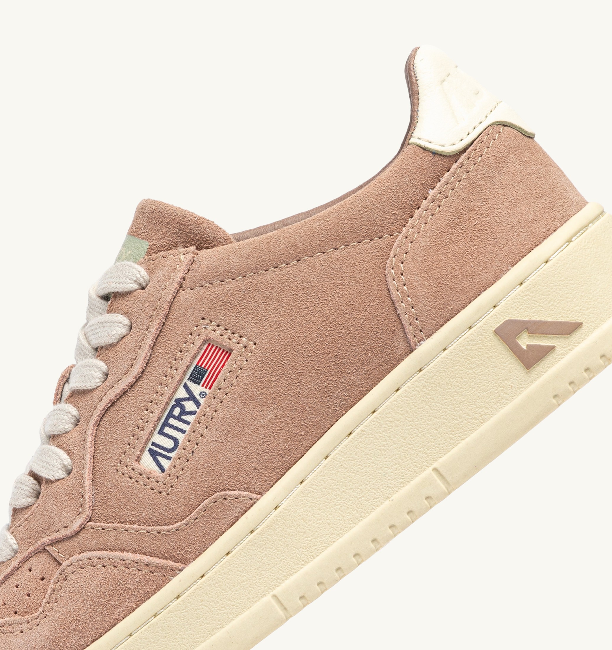 SNEAKERS MEDALIST LOW IN SUEDE ROSE CANNEL E BIANCO