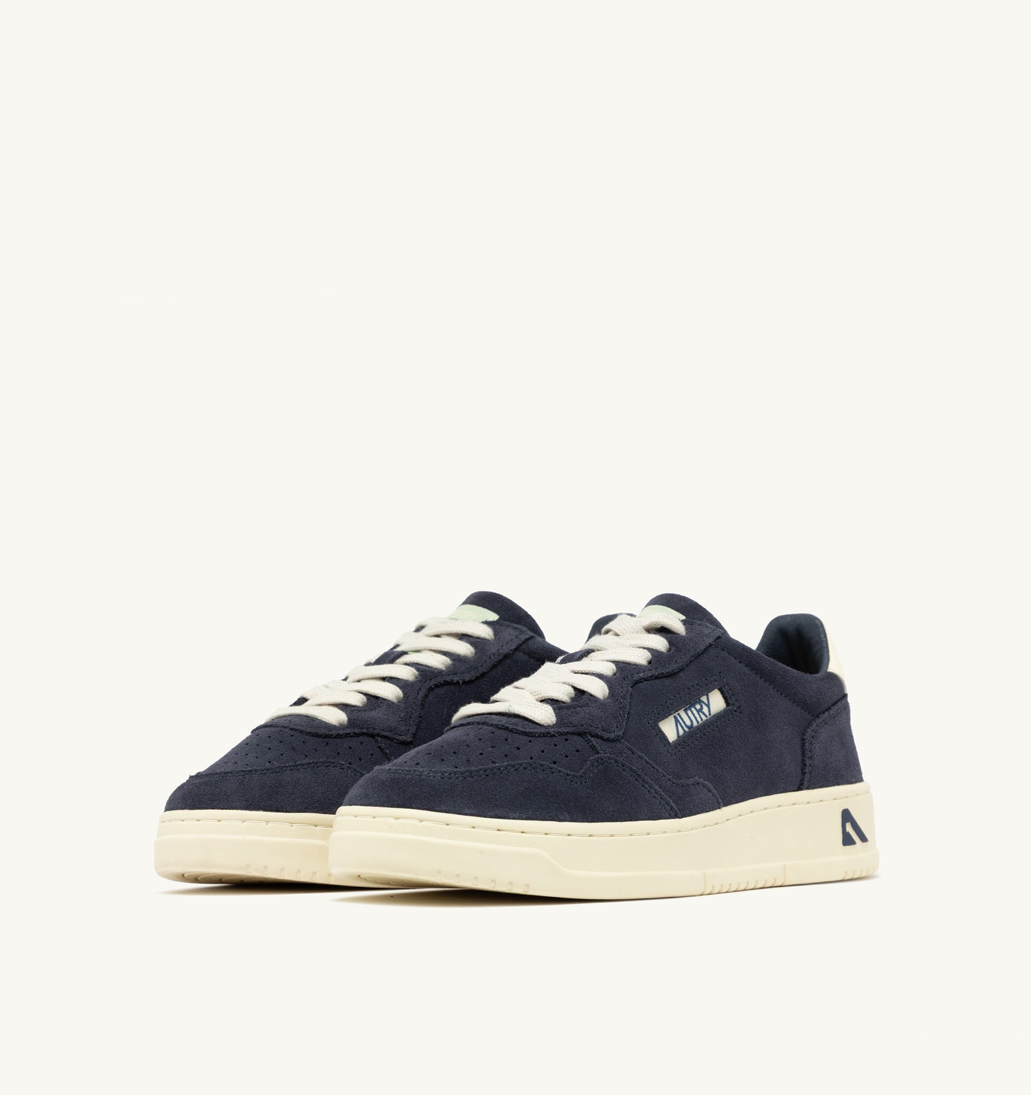 SNEAKERS MEDALIST LOW IN SUEDE SPACE E BIANCO