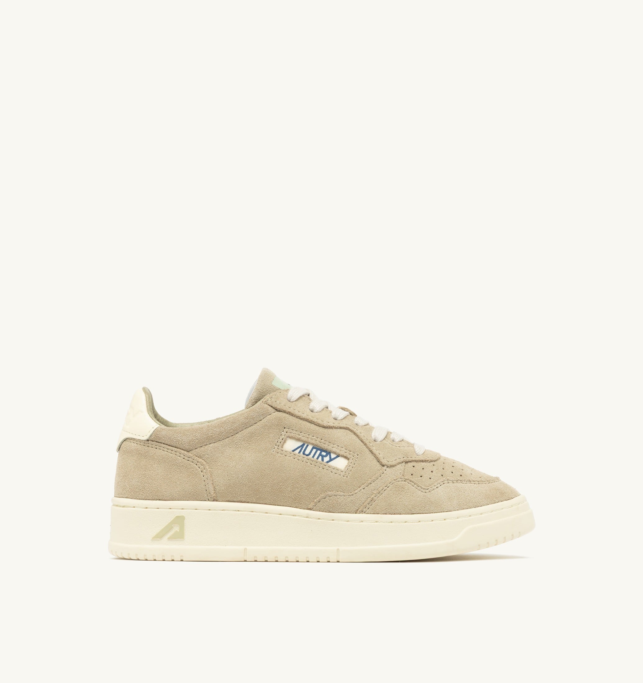 SNEAKERS MEDALIST LOW IN SUEDE SPONGE E BIANCO