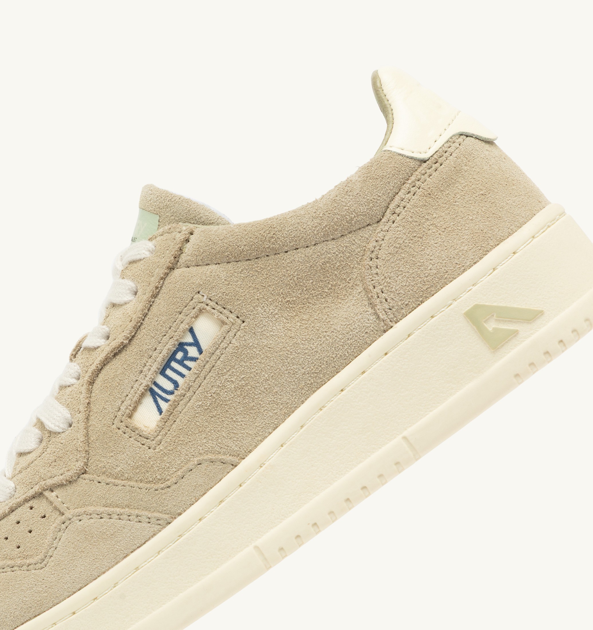 SNEAKERS MEDALIST LOW IN SUEDE SPONGE E BIANCO