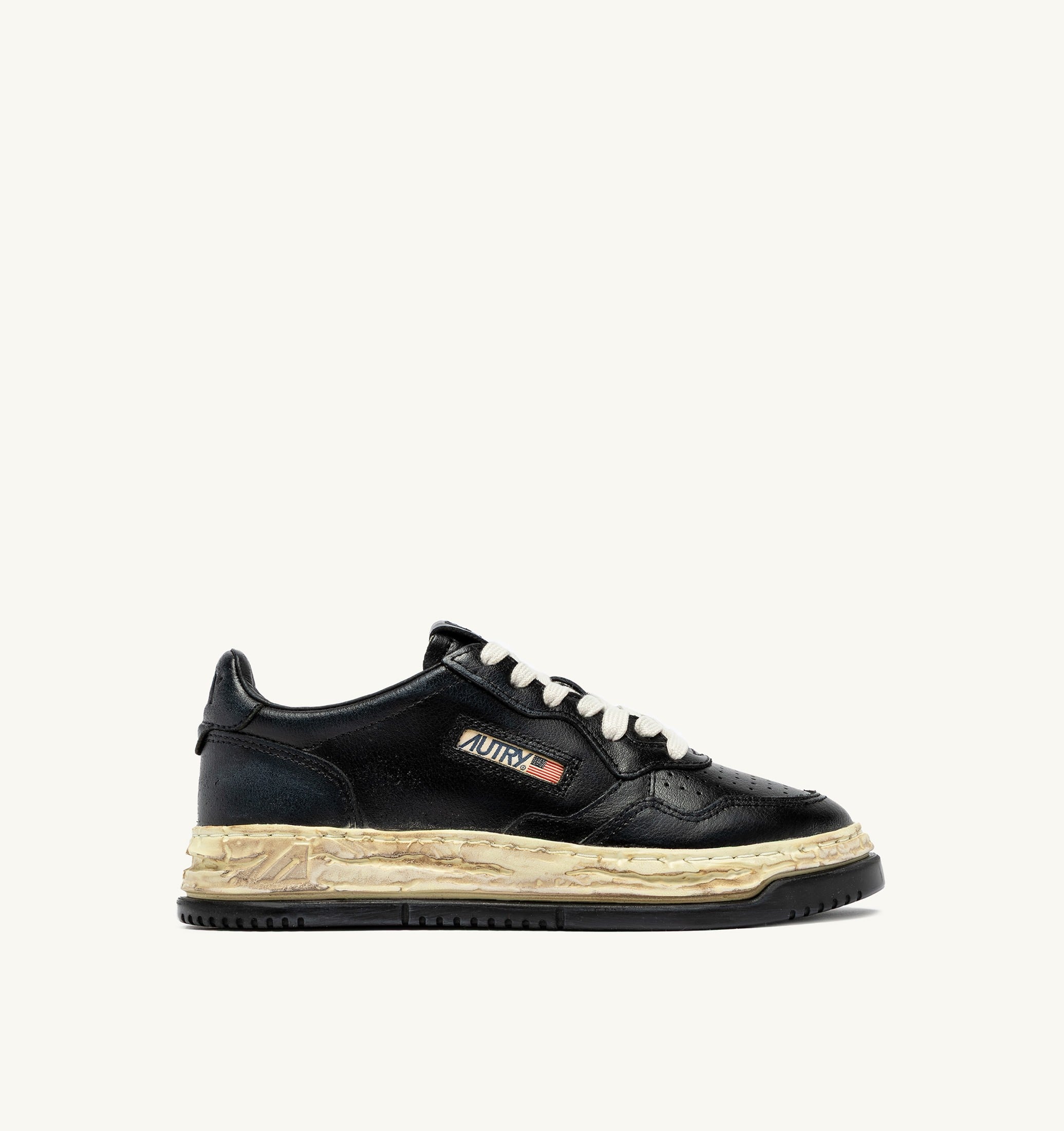 SNEAKERS MEDALIST LOW SUPER VINTAGE 'Autry x Maison MIHARA YASUHIRO General Scale.' IN PELLE NERA