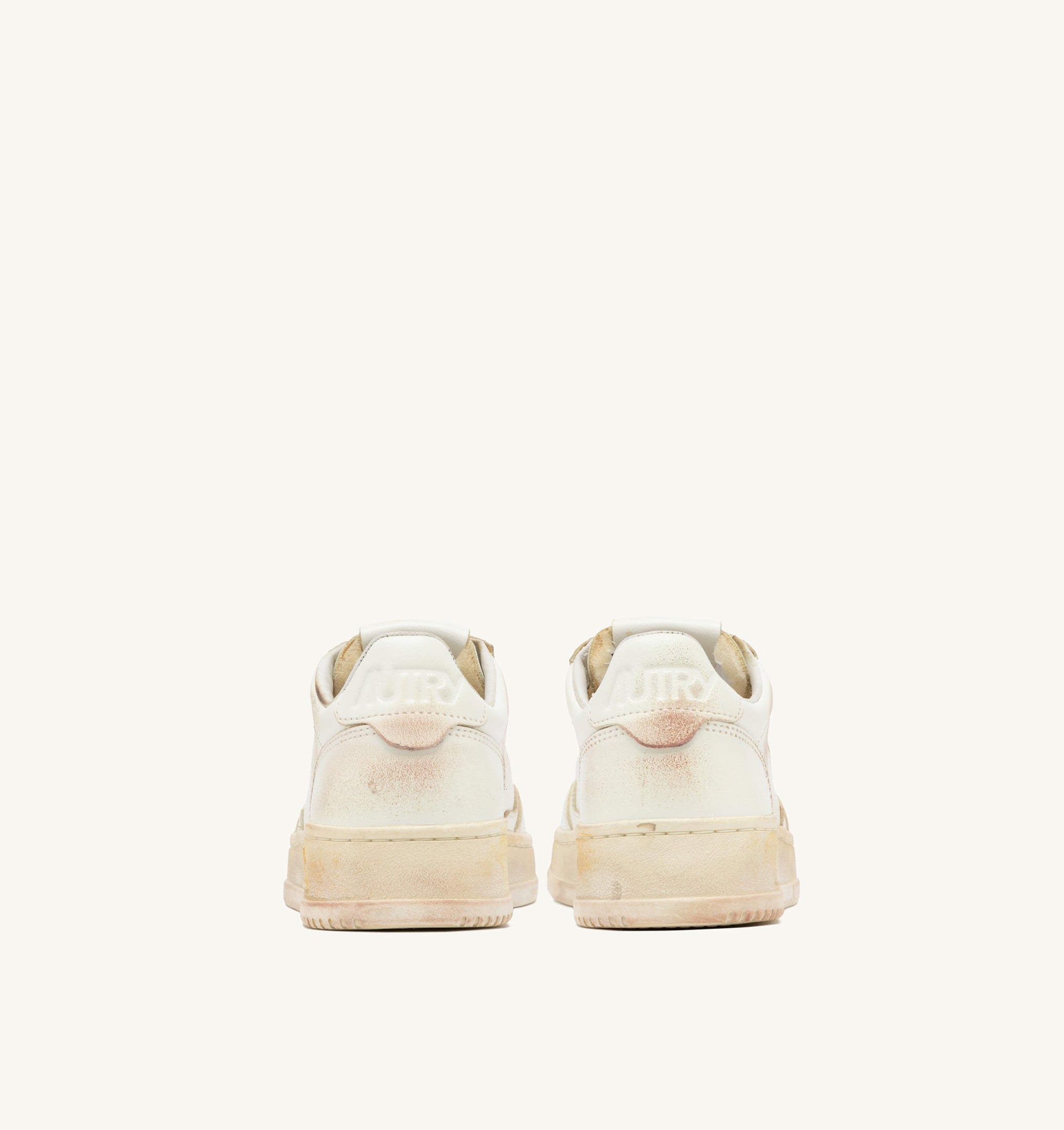 SNEAKERS MEDALIST LOW SUPER VINTAGE IN PELLE BIANCA