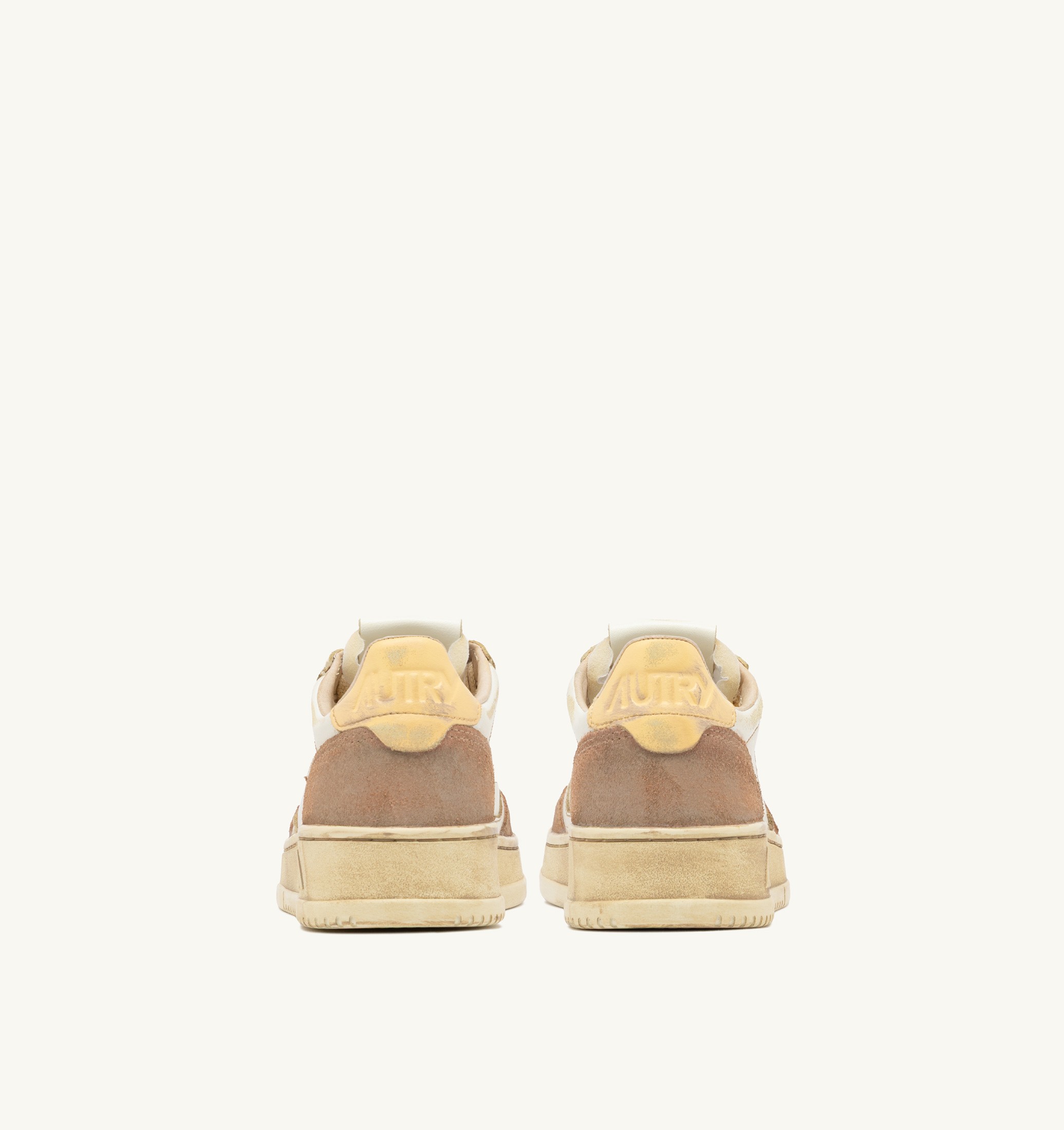 SNEAKERS MEDALIST LOW SUPER VINTAGE IN PELLE E SUEDE BIANCO E PHARD