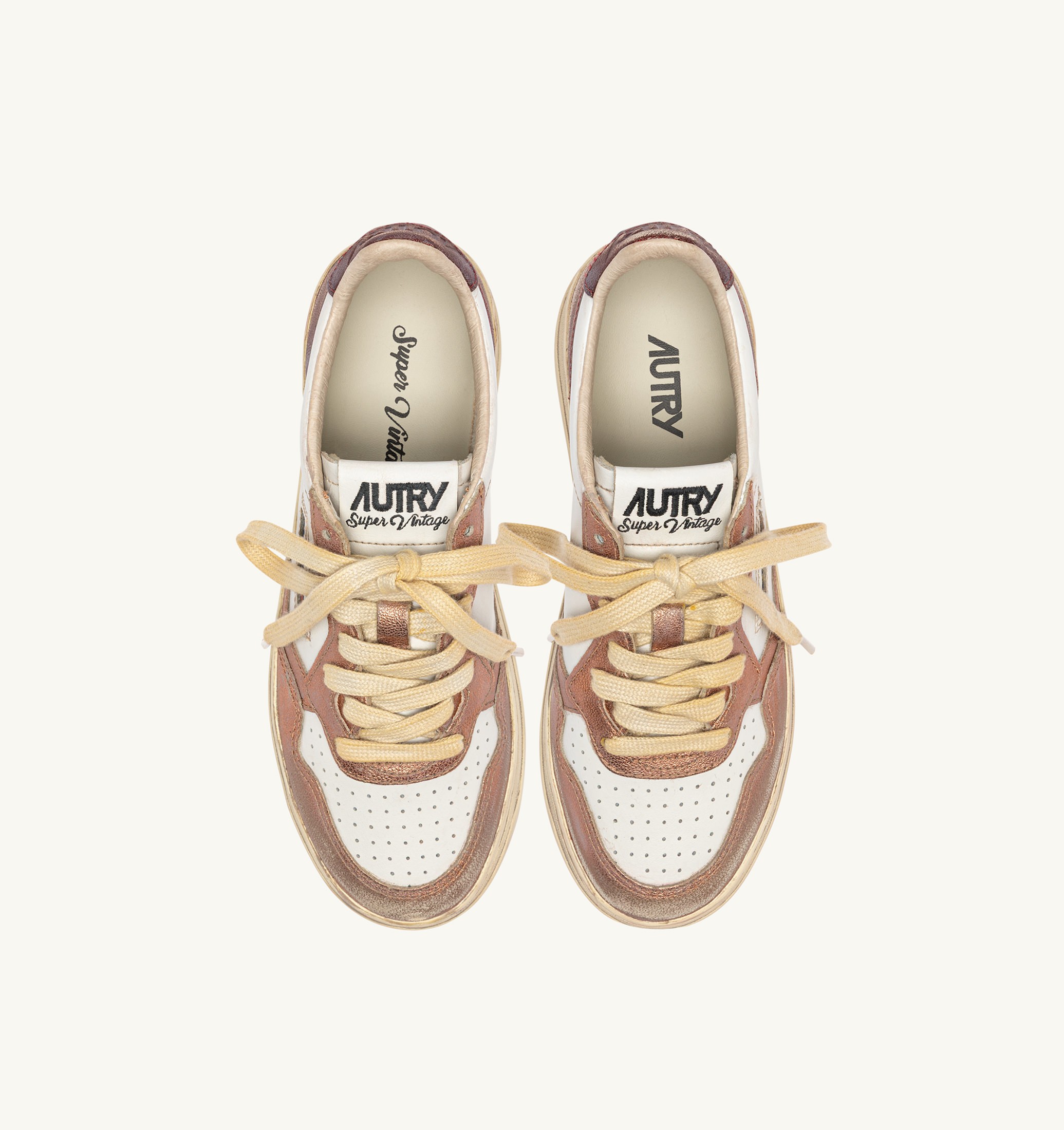 SNEAKERS MEDALIST LOW SUPER VINTAGE IN PELLE RISING SUN E JASPER