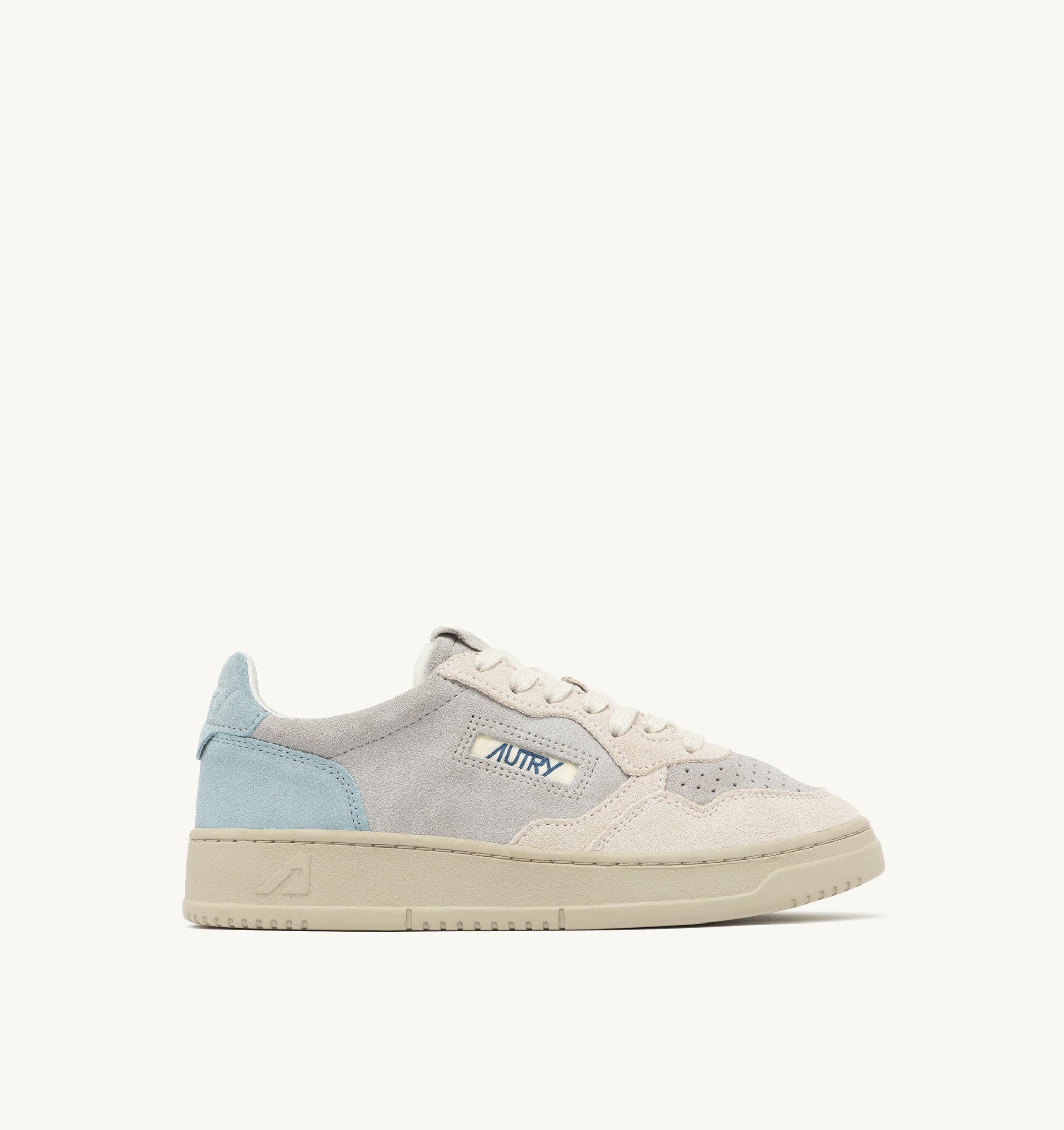 SNEAKERS MEDALIST LOW TRICOLOR IN SUEDE BIANCO SKY E LOFT