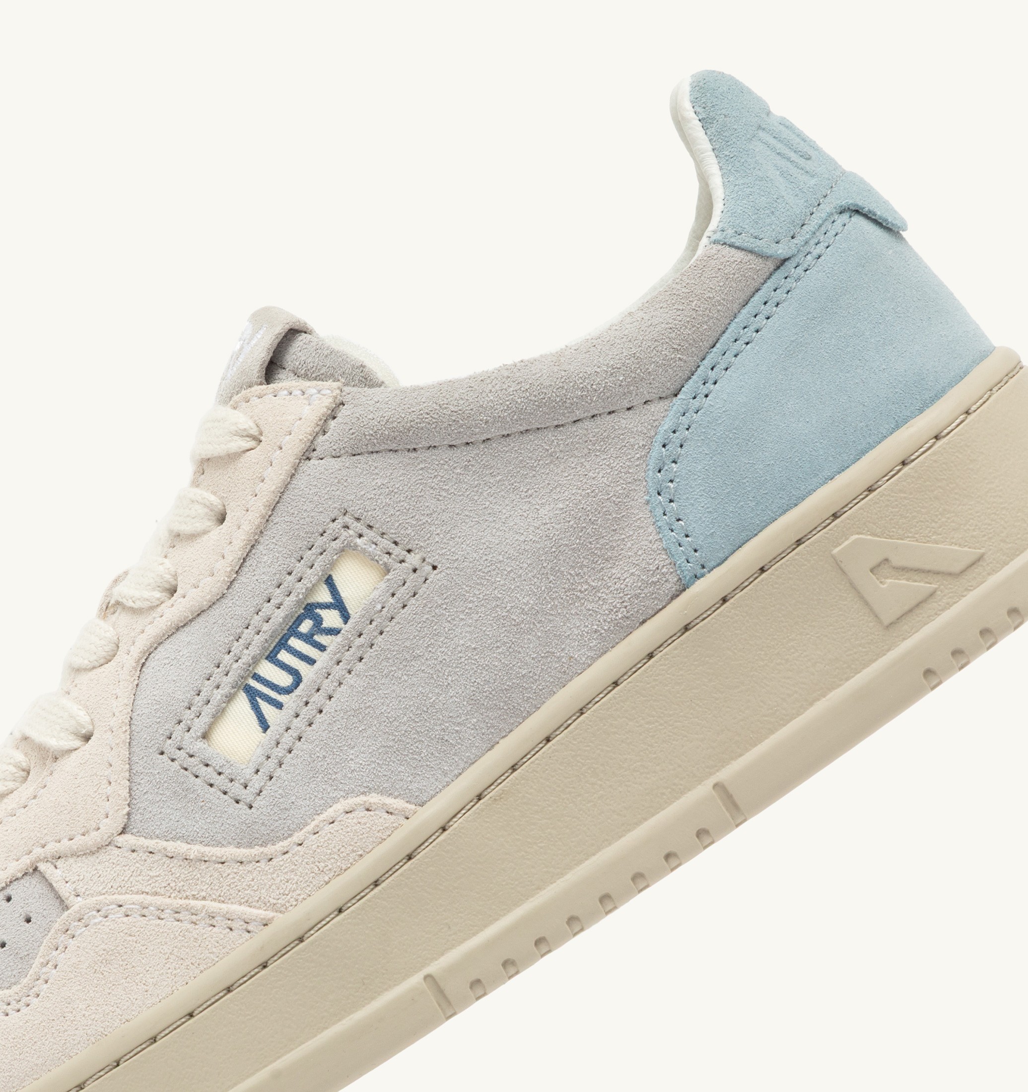 SNEAKERS MEDALIST LOW TRICOLOR IN SUEDE BIANCO SKY E LOFT