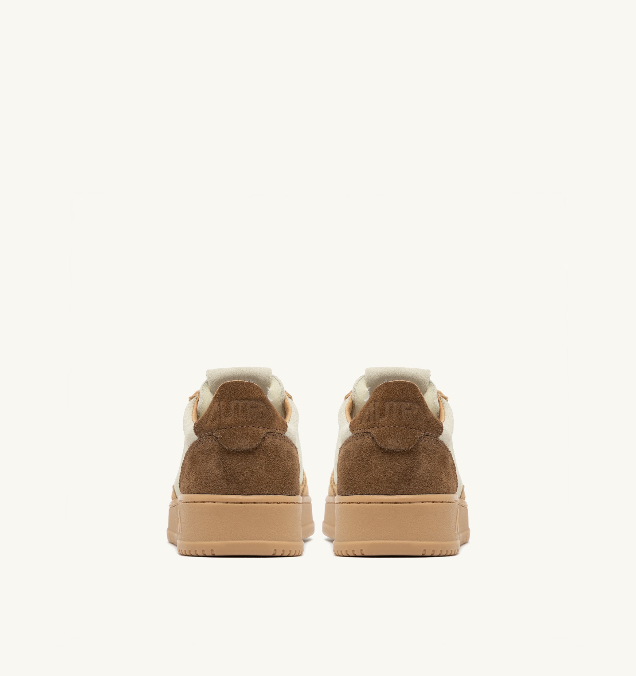 SNEAKERS MEDALIST LOW TRICOLOR IN SUEDE TUNDRA EGG E PEANUT
