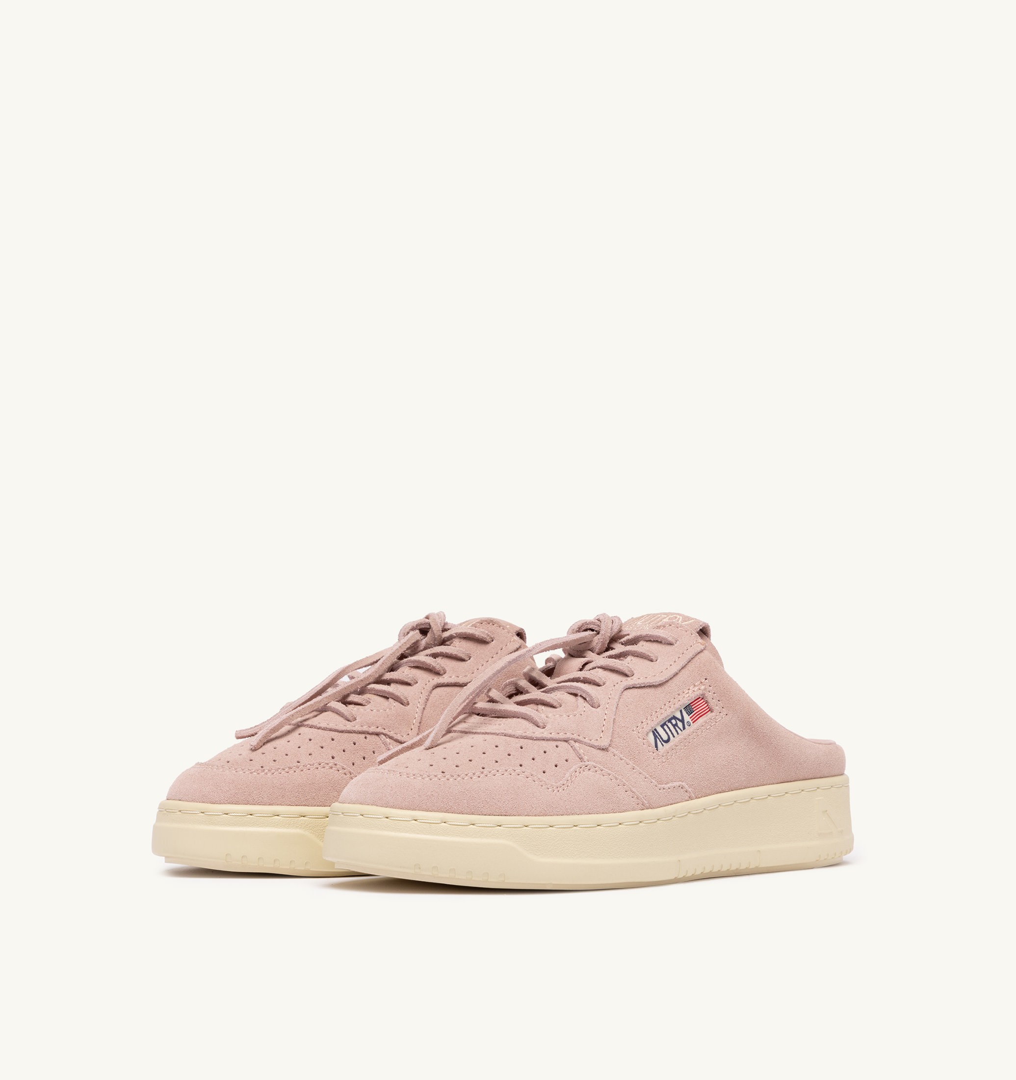 SNEAKERS MEDALIST MULE IN SUEDE SILK