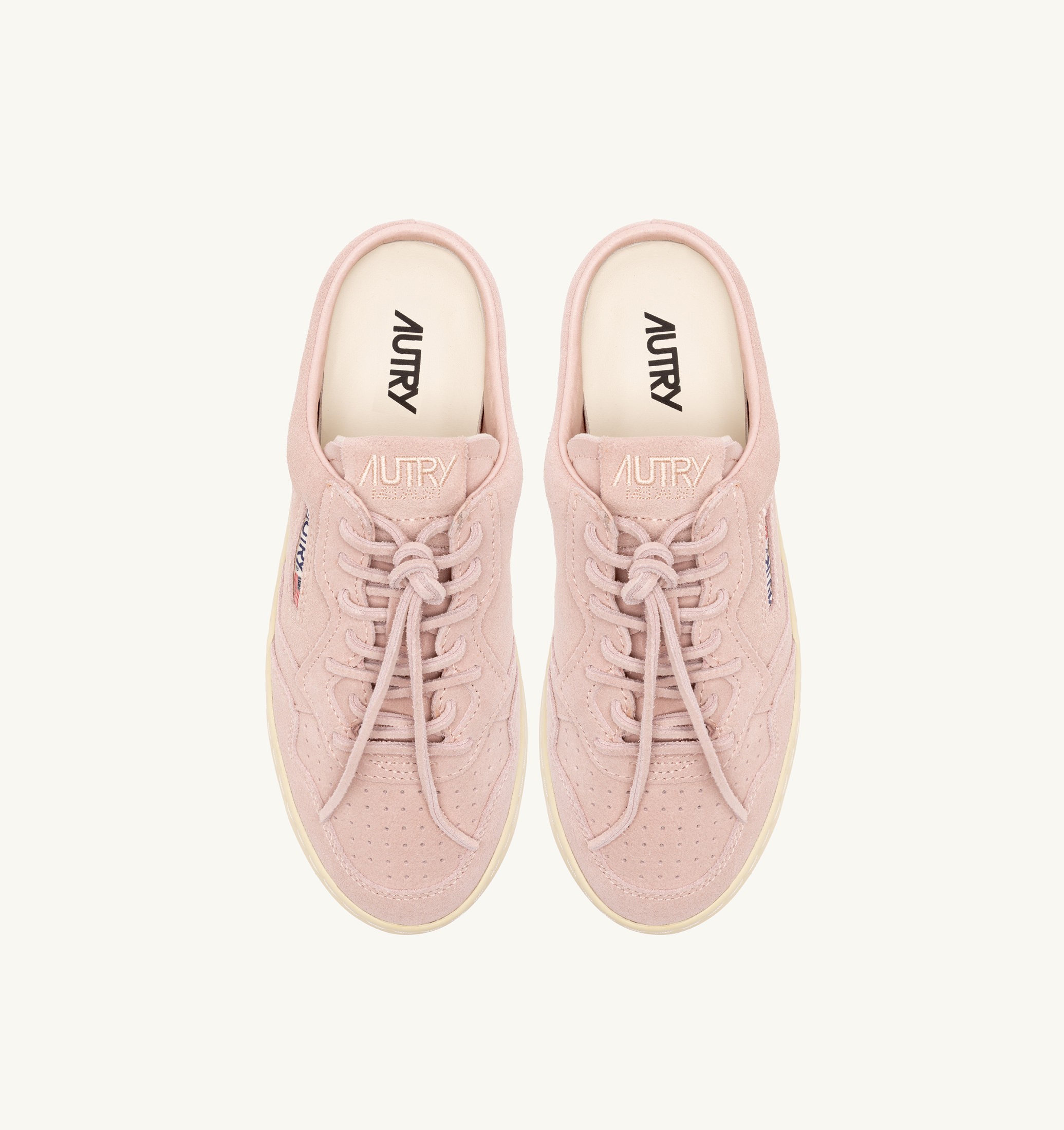 SNEAKERS MEDALIST MULE IN SUEDE SILK