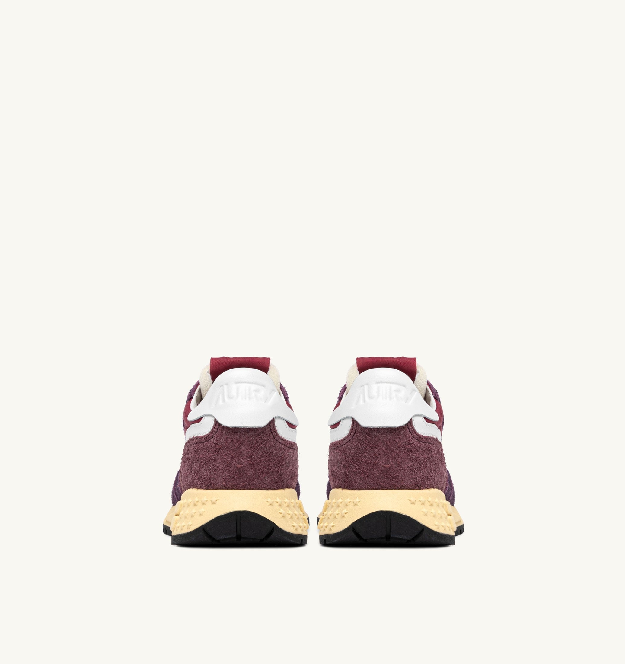 SNEAKERS REELWIND LOW IN NYLON E SUEDE AMARONE E PLUM