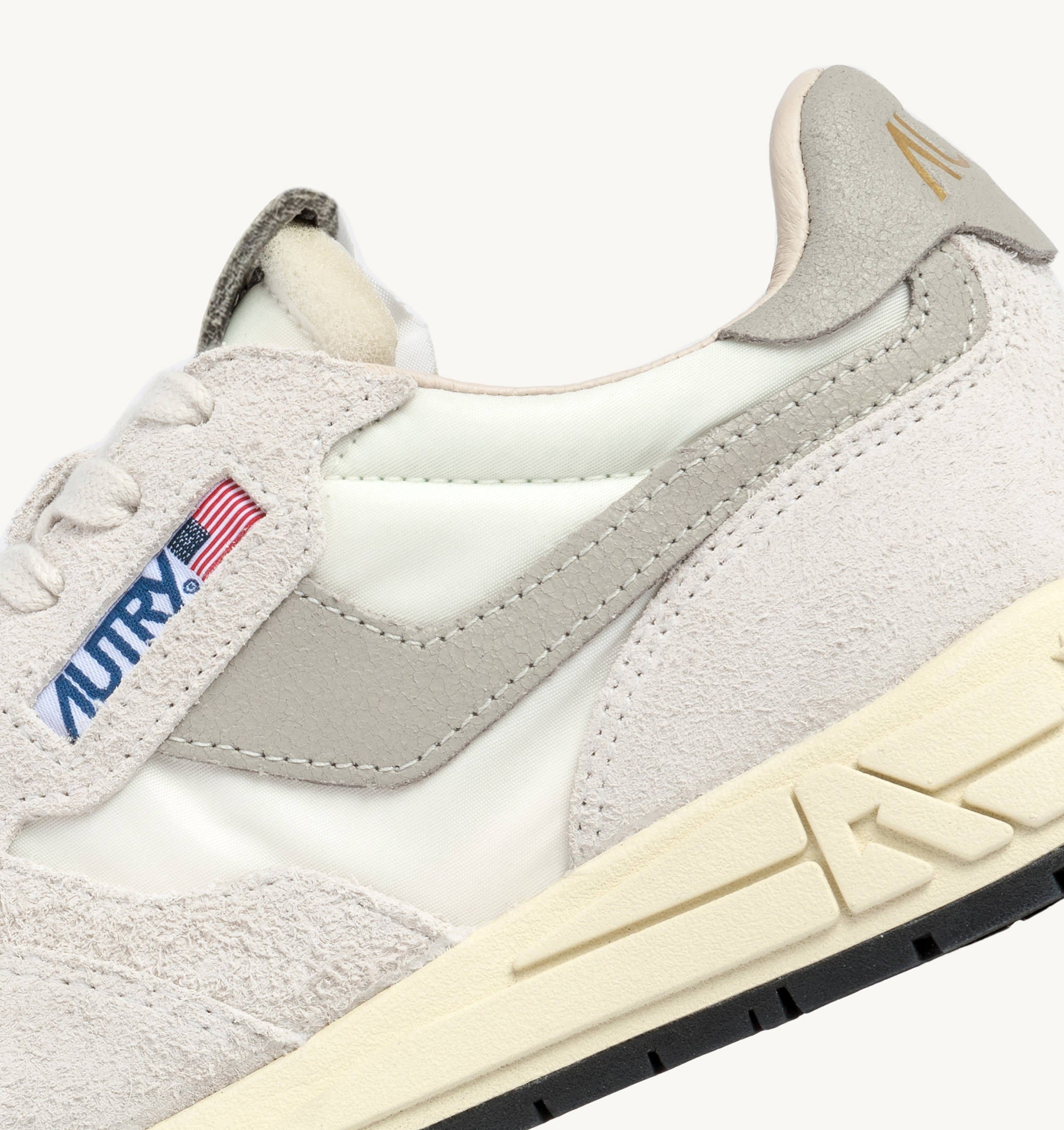 SNEAKERS REELWIND LOW IN NYLON E SUEDE BEIGE