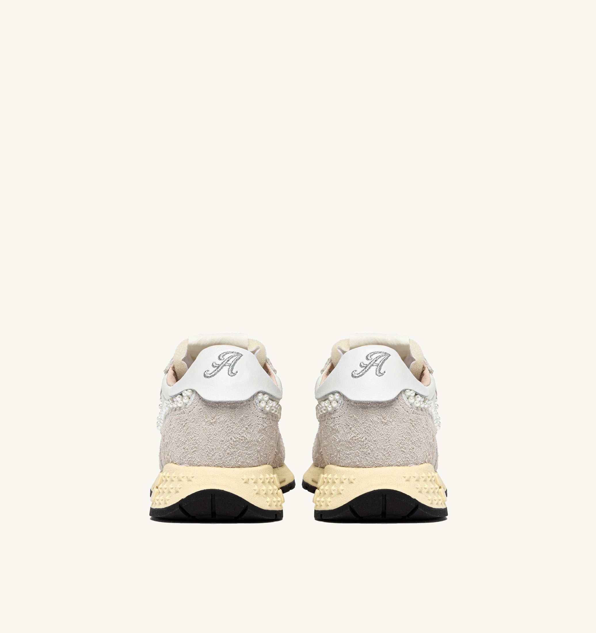 SNEAKERS REELWIND LOW IN NYLON E SUEDE BIANCO