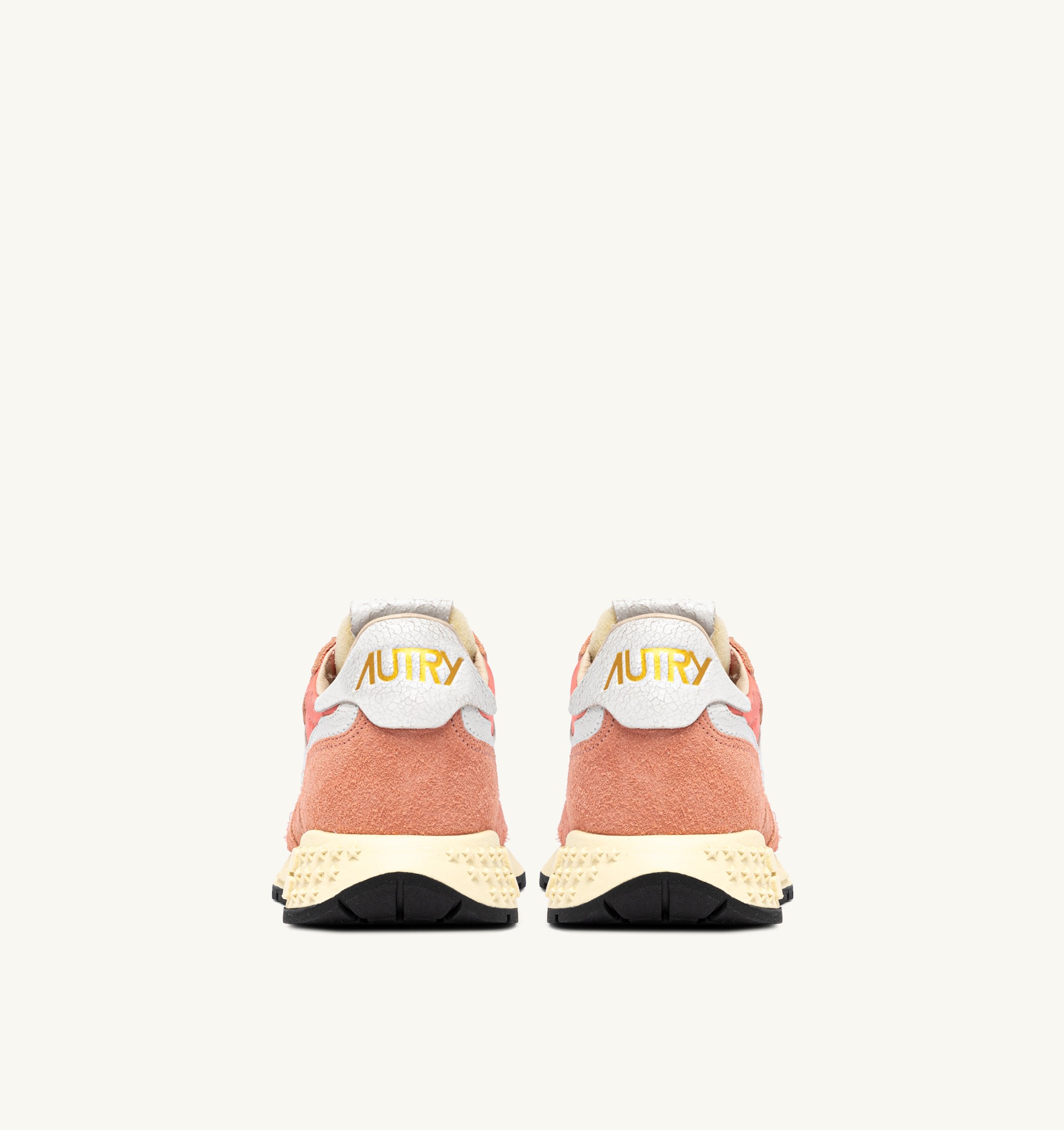 SNEAKERS REELWIND LOW IN NYLON E SUEDE BIANCO E PEACH PINK