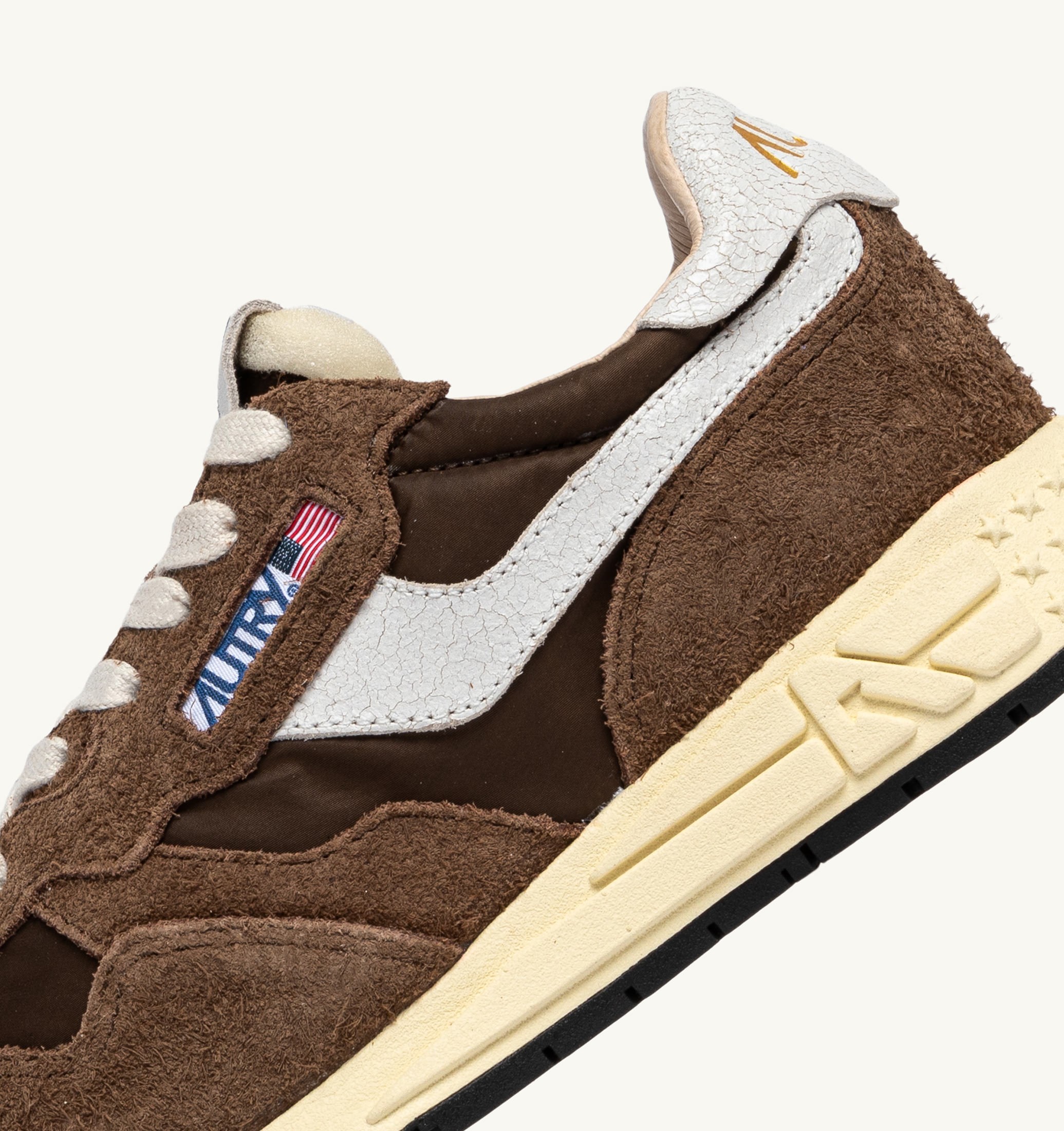SNEAKERS REELWIND LOW IN NYLON E SUEDE BIANCO E TUNDRA
