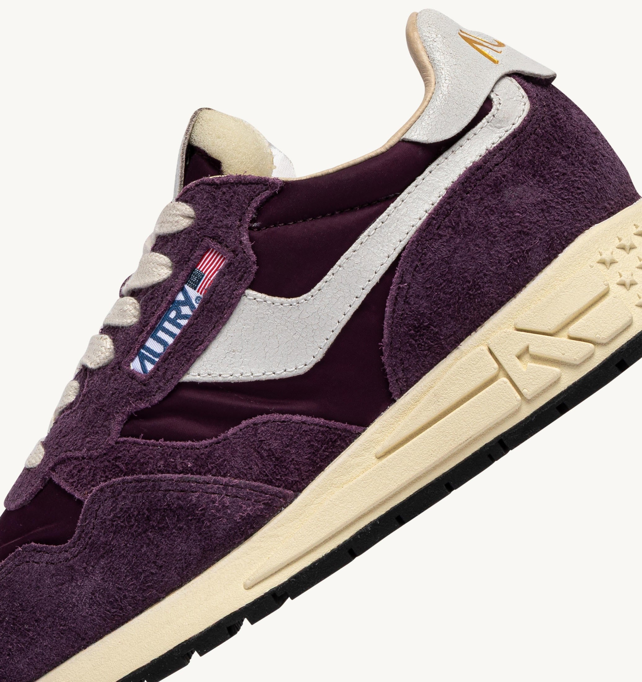 SNEAKERS REELWIND LOW IN NYLON E SUEDE BIANCO E WINTER BLOOM