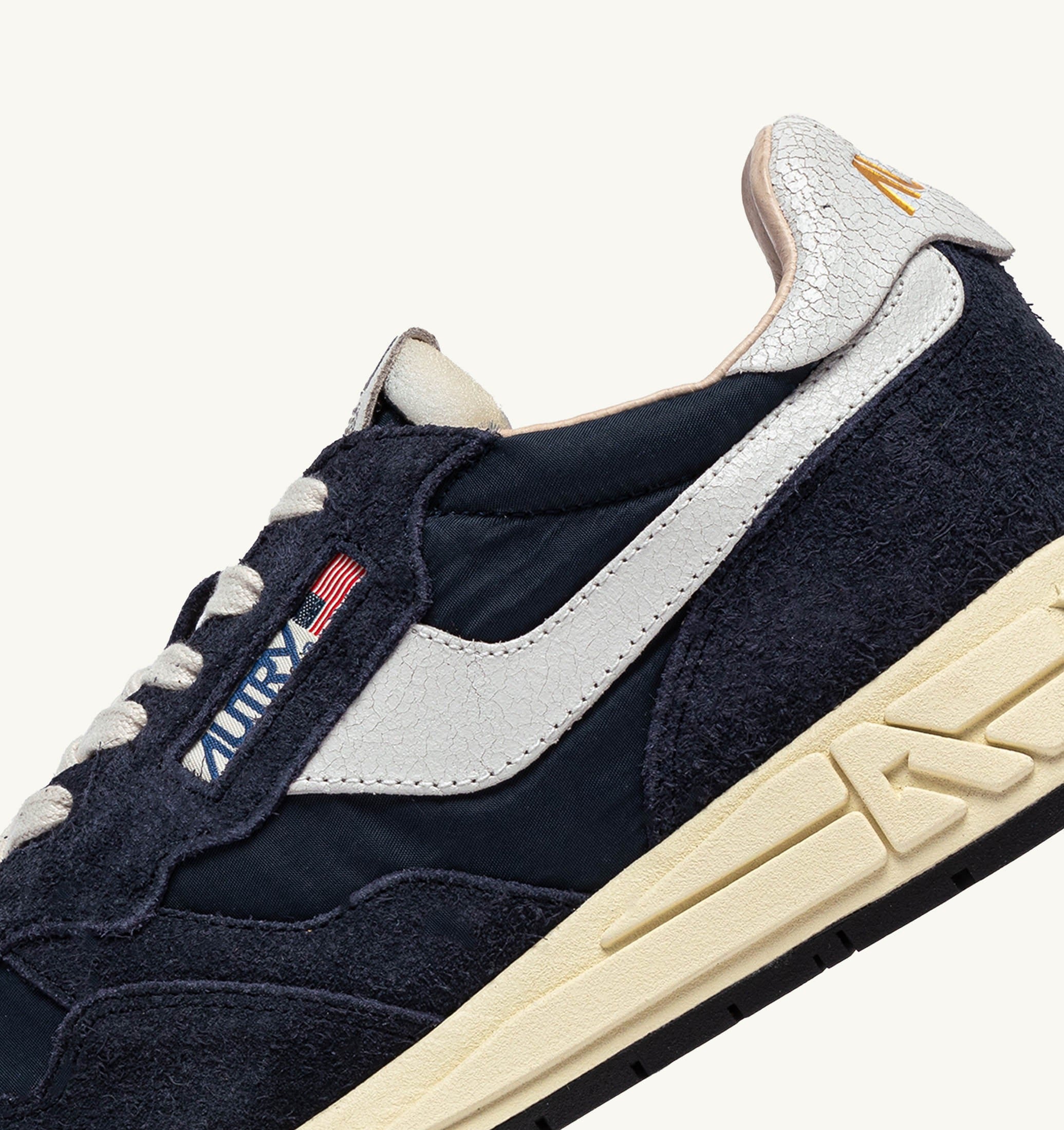 SNEAKERS REELWIND LOW IN NYLON E SUEDE BLUE SPACE E BIANCO