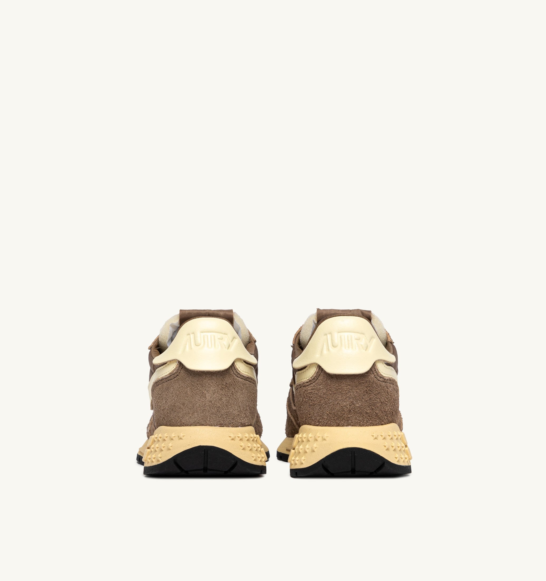 SNEAKERS REELWIND LOW IN NYLON E SUEDE COCCO E RUTABAGA