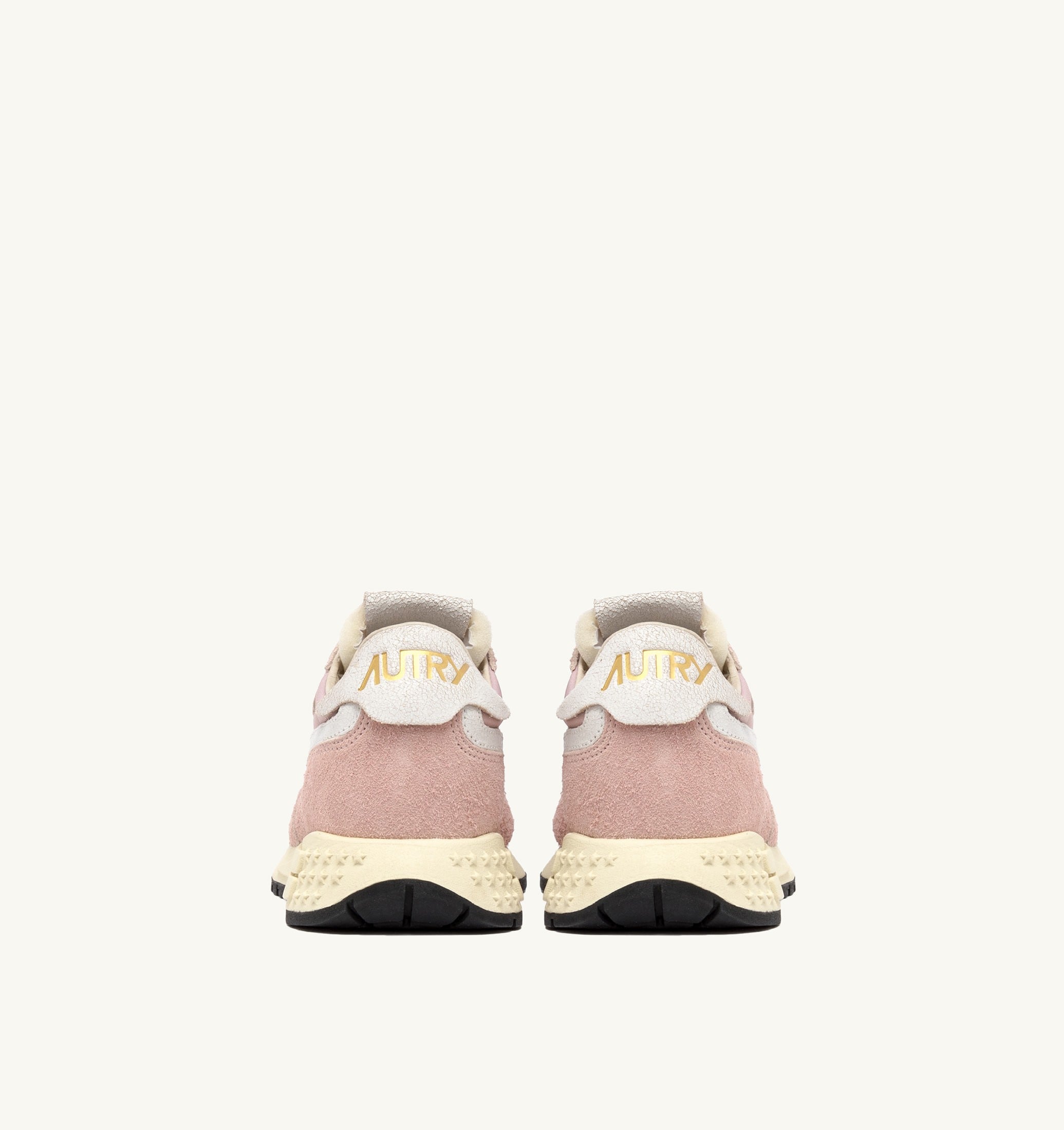 SNEAKERS REELWIND LOW IN NYLON E SUEDE COLORE BIANCO E POWDER PINK