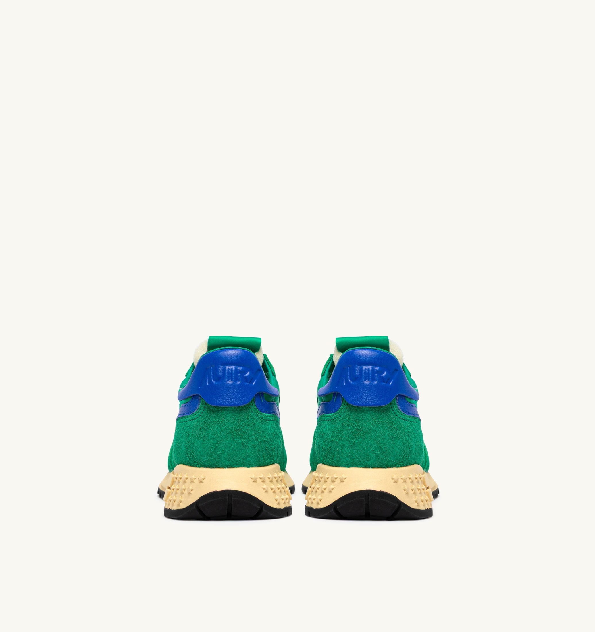 SNEAKERS REELWIND LOW IN NYLON E SUEDE EMERALD E DAZZLING BLUE
