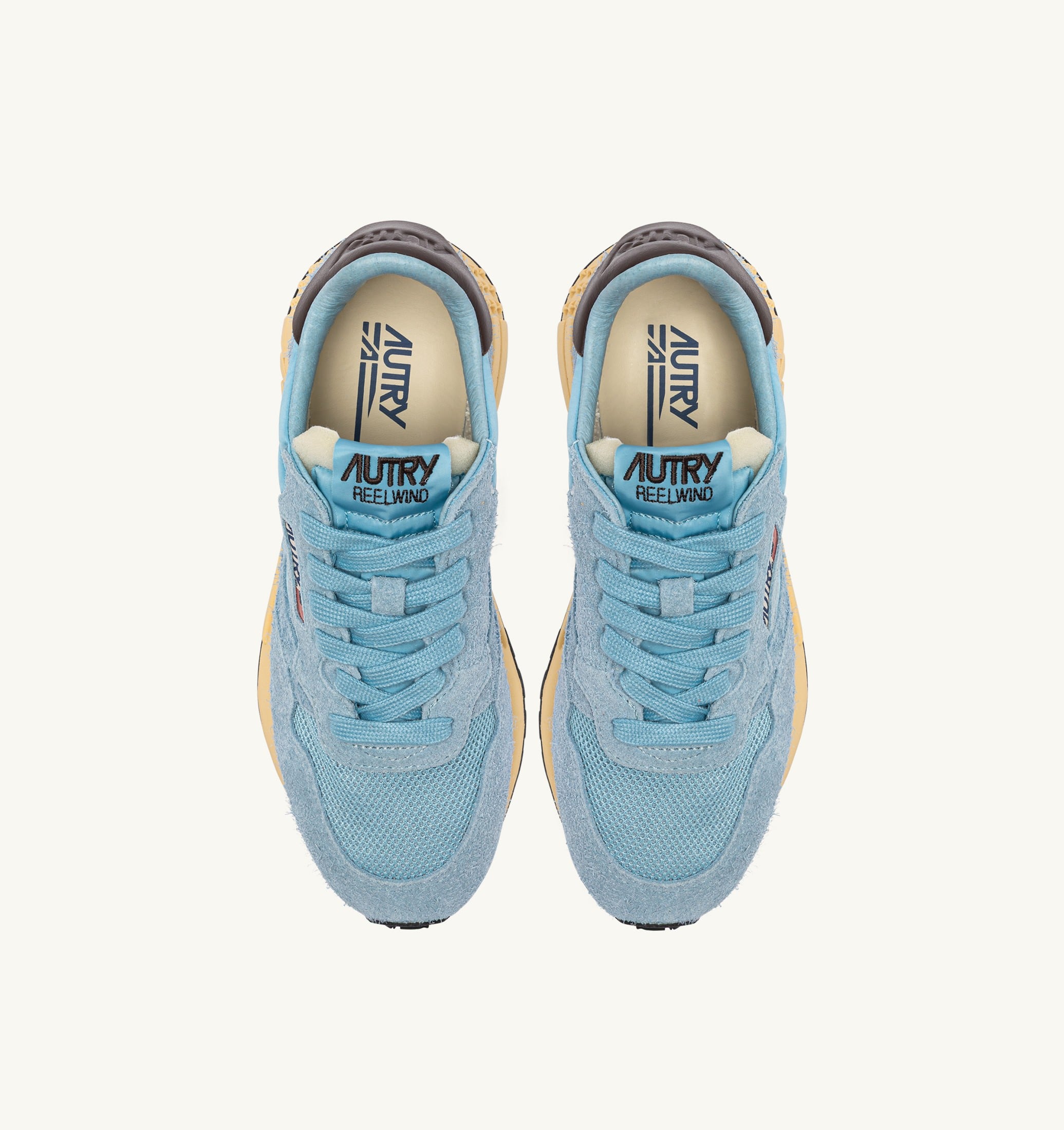 SNEAKERS REELWIND LOW IN NYLON E SUEDE FORGET ME NOT E BRACKEN