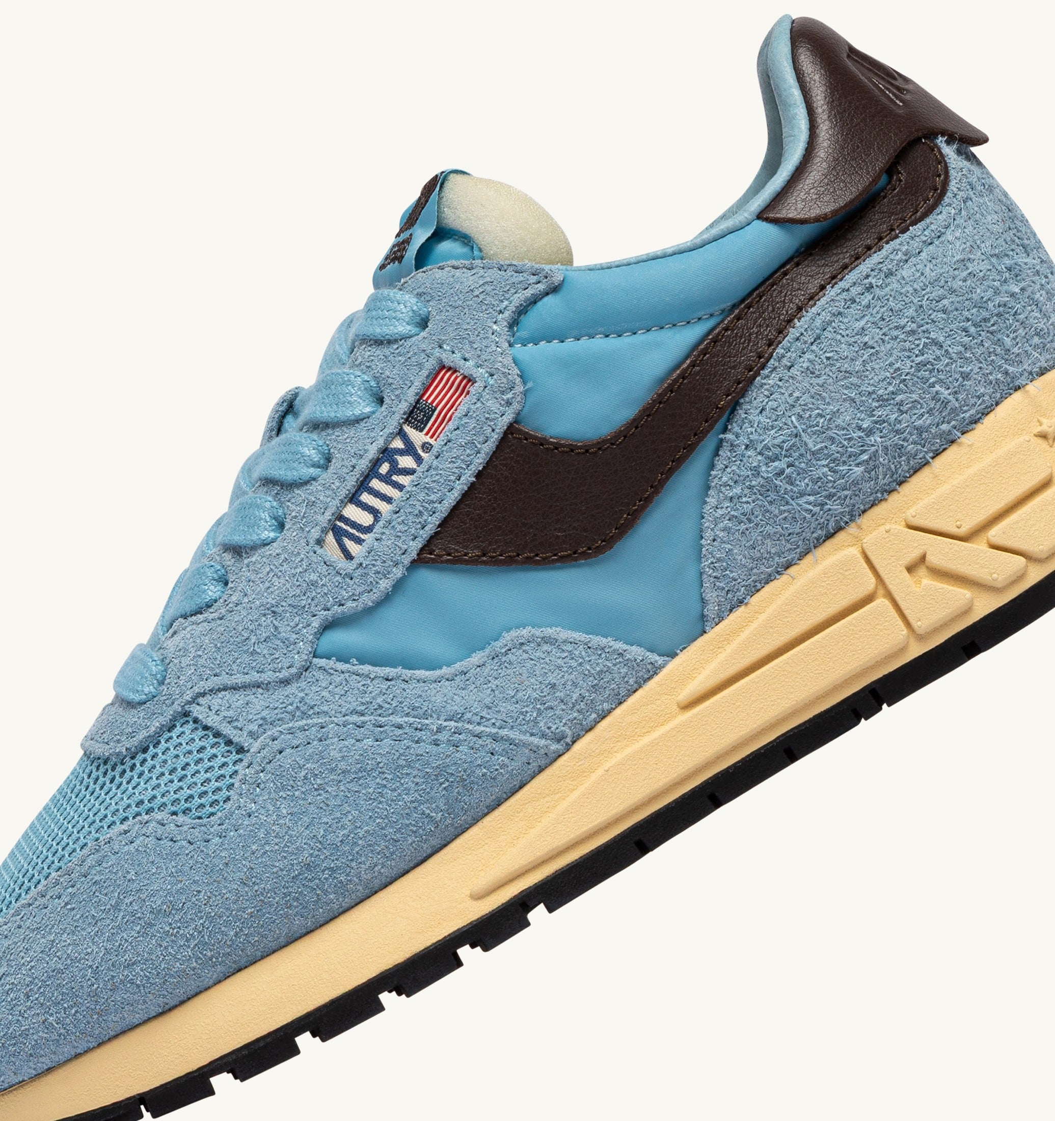 SNEAKERS REELWIND LOW IN NYLON E SUEDE FORGET ME NOT E BRACKEN