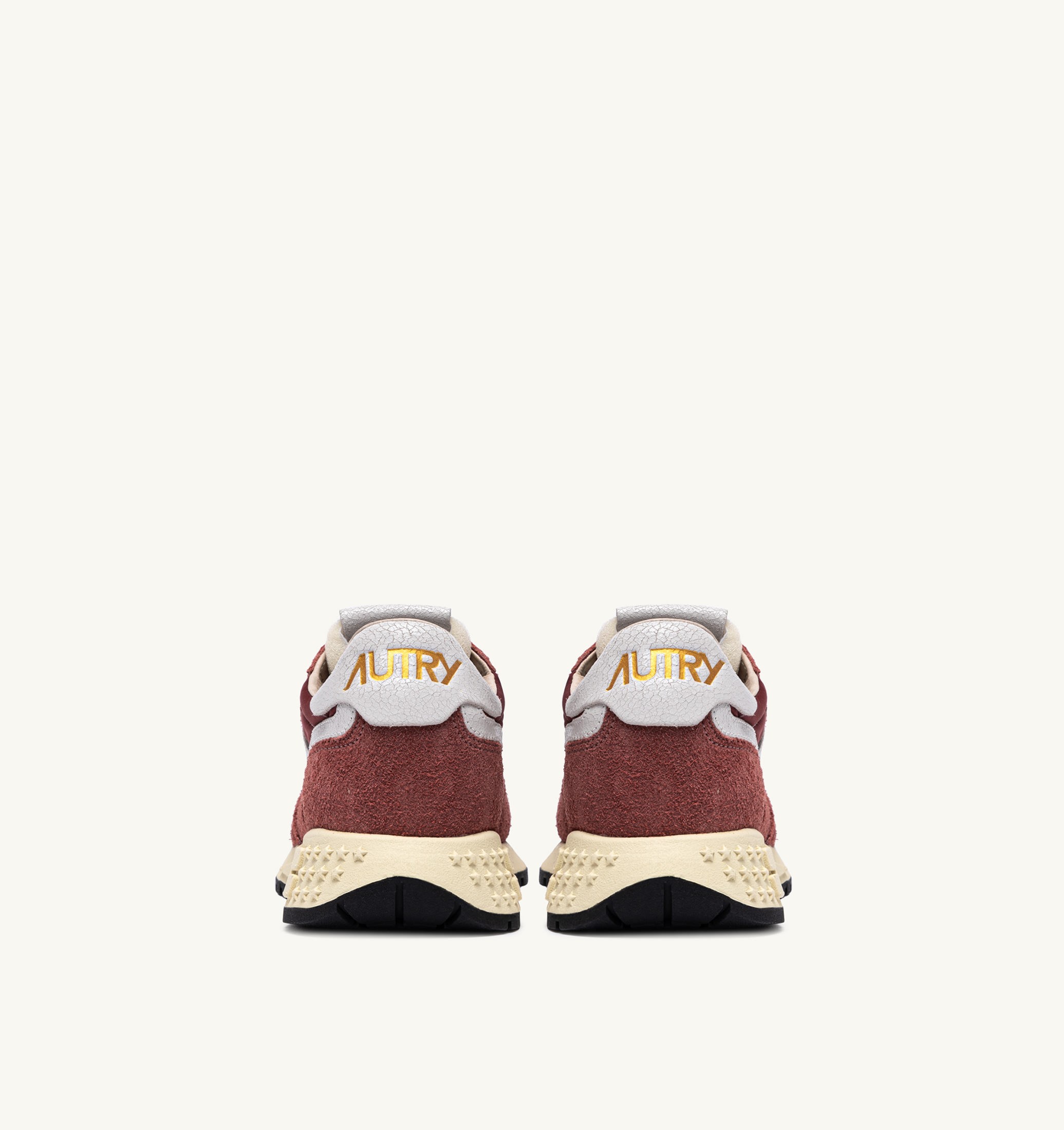 SNEAKERS REELWIND LOW IN NYLON E SUEDE HOT SAUCE E BIANCO