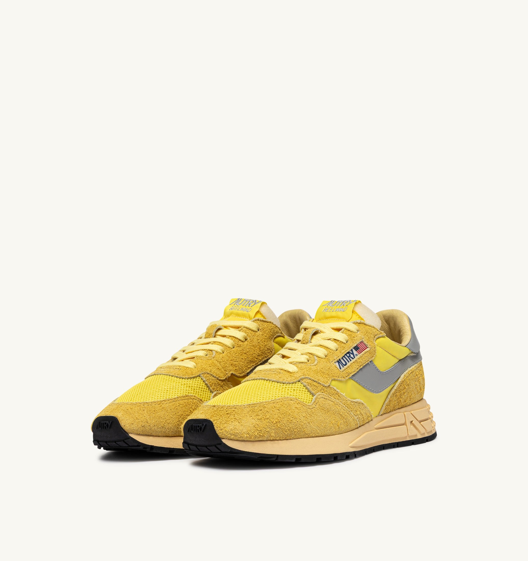 SNEAKERS REELWIND LOW IN NYLON E SUEDE POPCORN E VAPOR