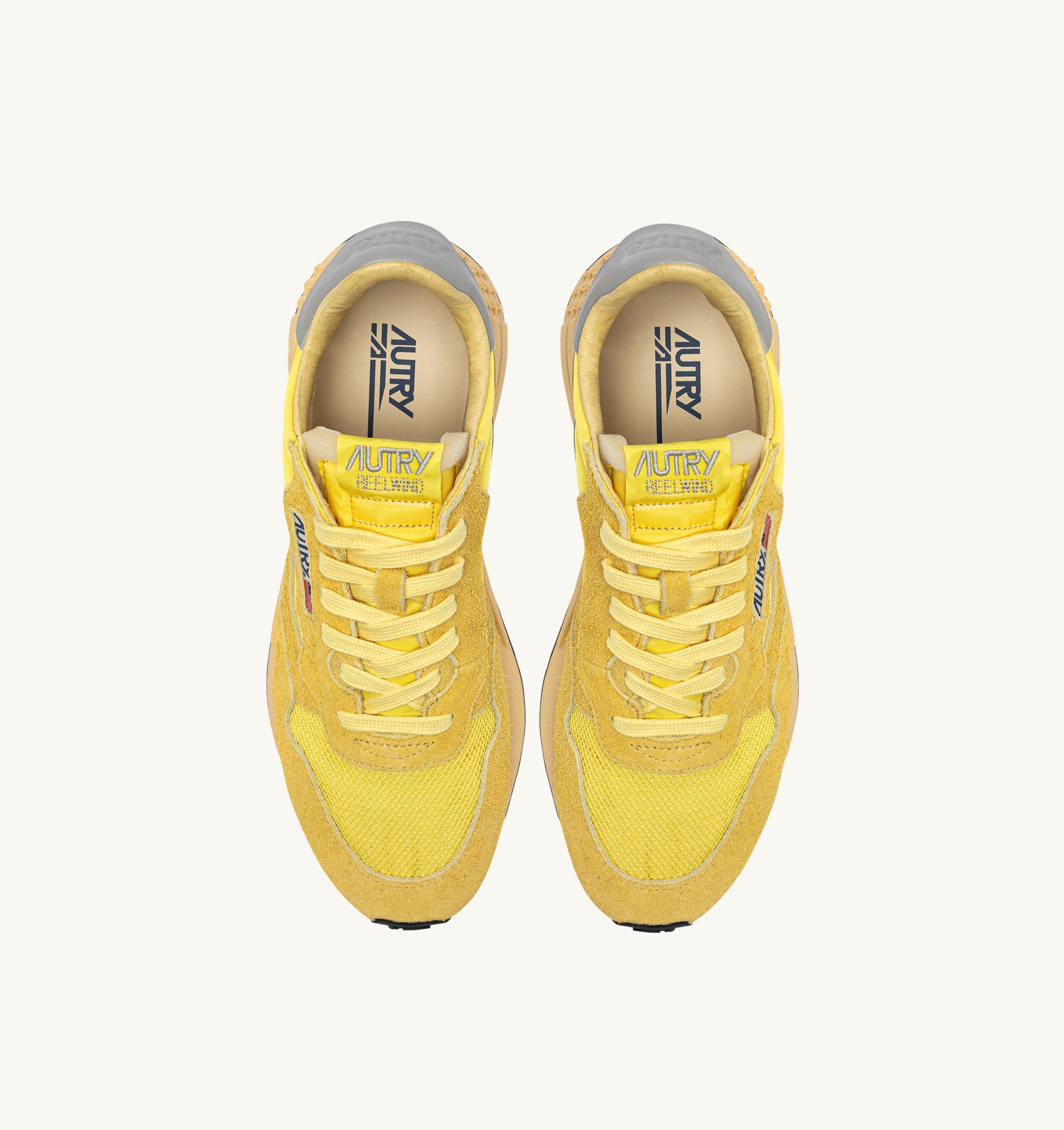 SNEAKERS REELWIND LOW IN NYLON E SUEDE POPCORN E VAPOR