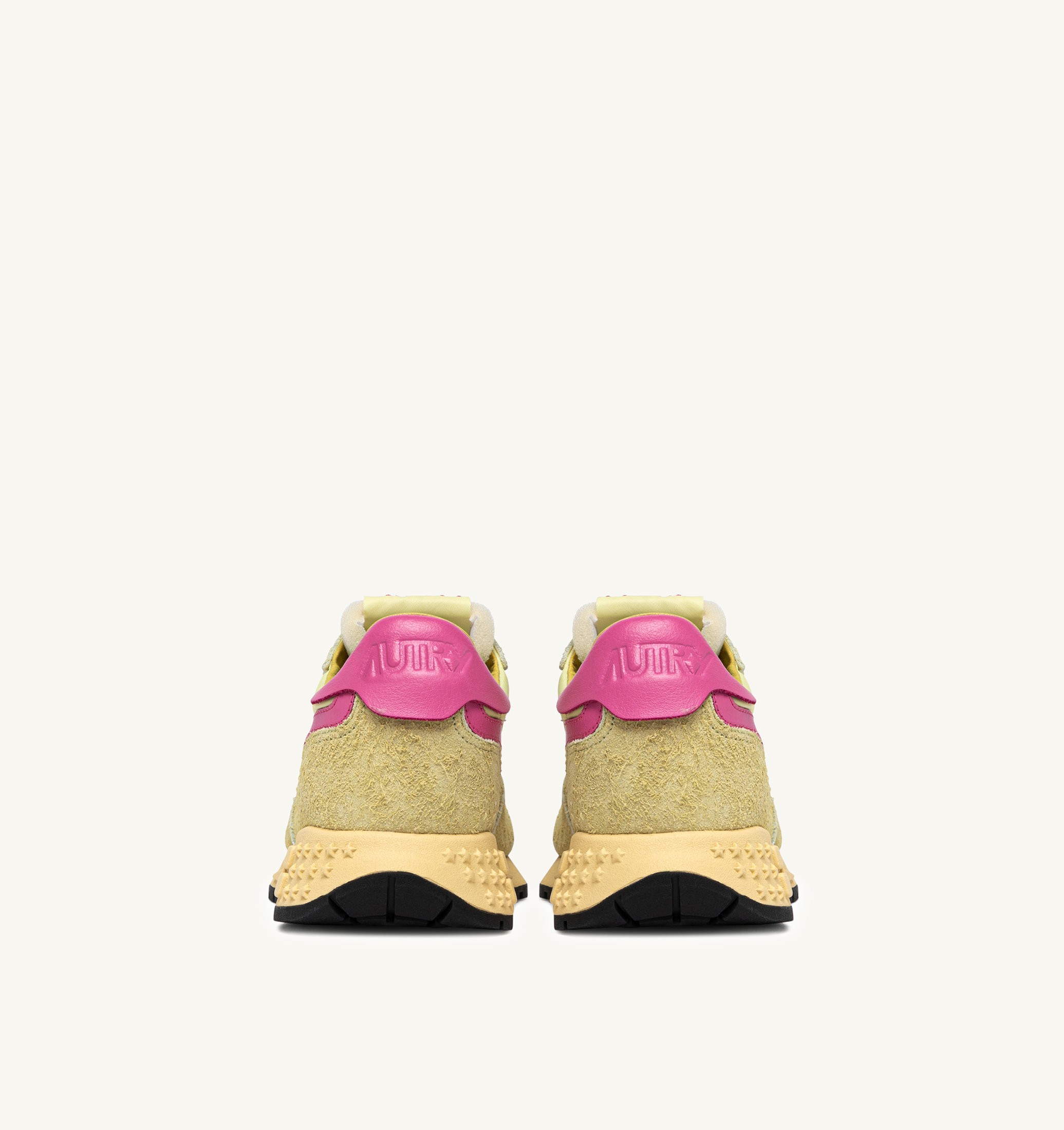 SNEAKERS REELWIND LOW IN NYLON E SUEDE STRAW E CHATEAU ROSE