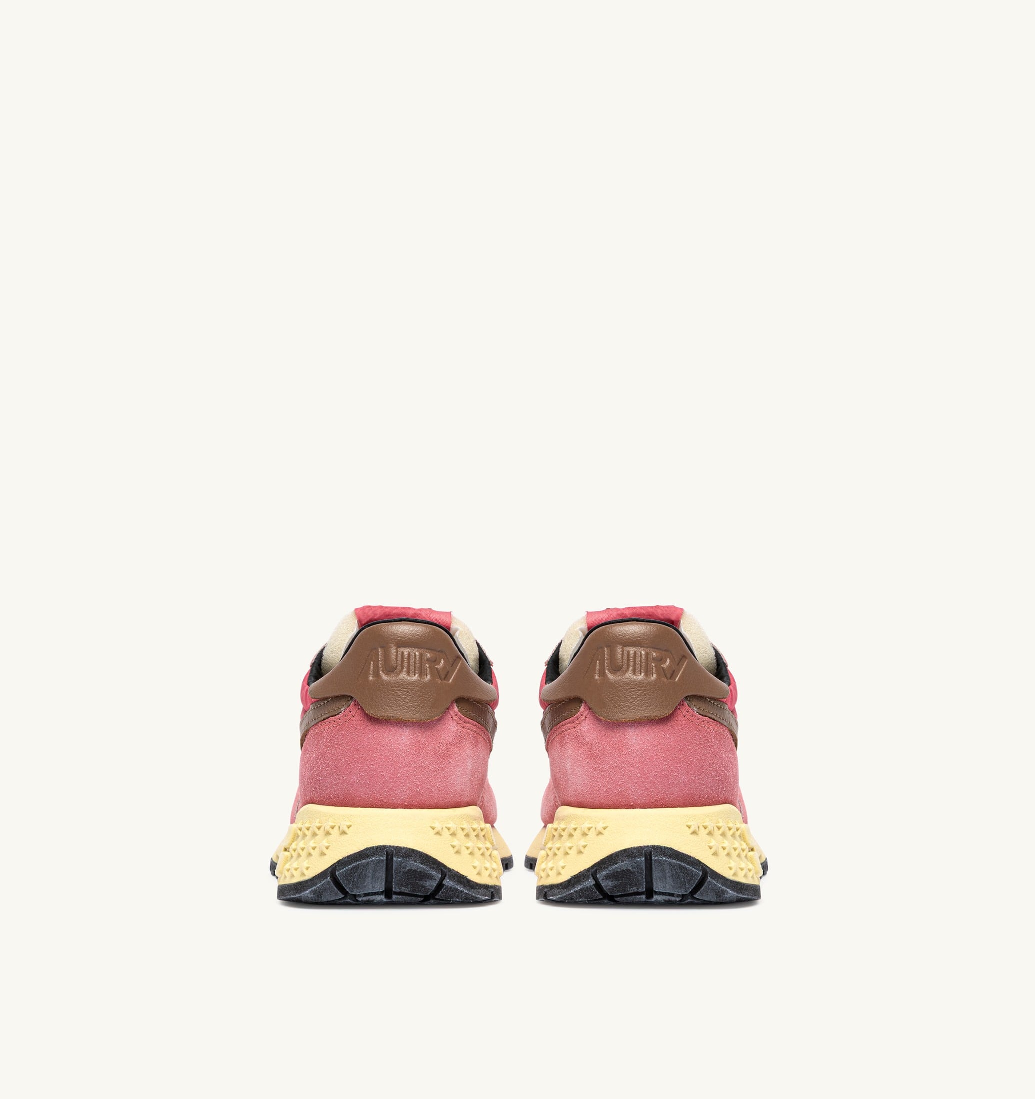 SNEAKERS REELWIND LOW IN NYLON E SUEDE STRAWBERRY SUGAR E COCONUT