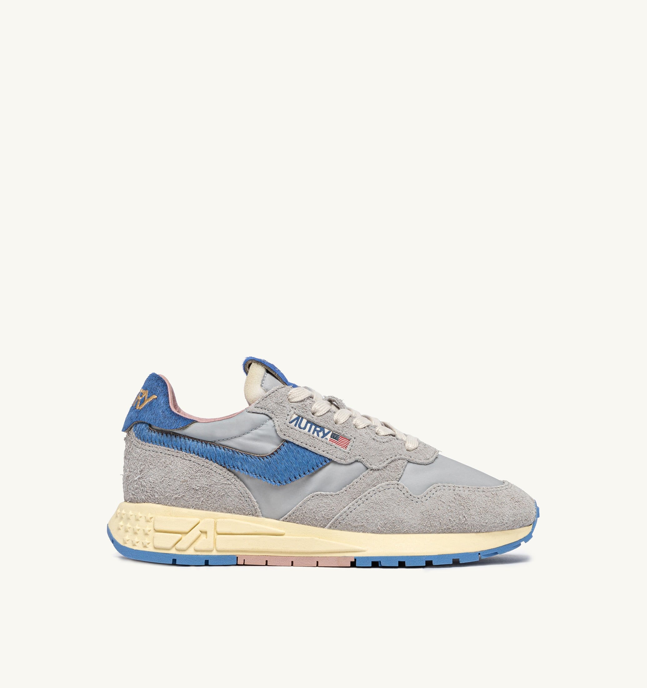 SNEAKERS REELWIND LOW IN NYLON E SUEDE VAPOR E DELLA ROBBIA BLUE