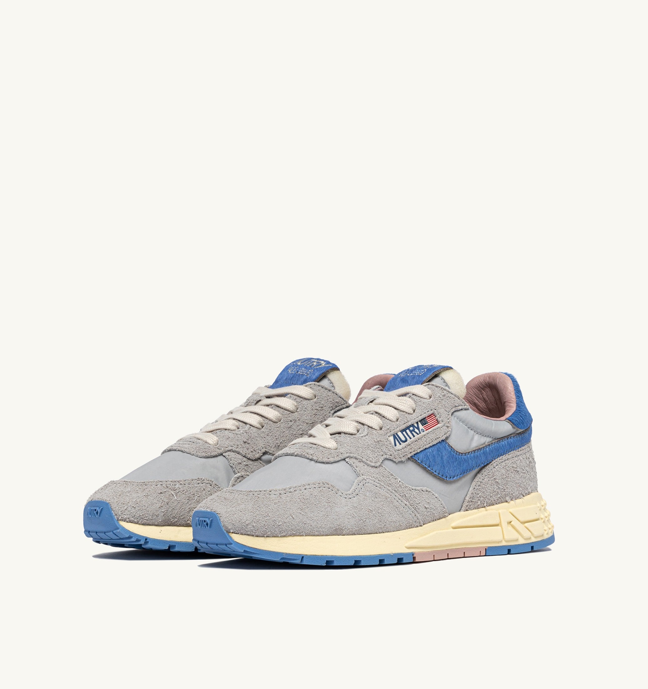 SNEAKERS REELWIND LOW IN NYLON E SUEDE VAPOR E DELLA ROBBIA BLUE