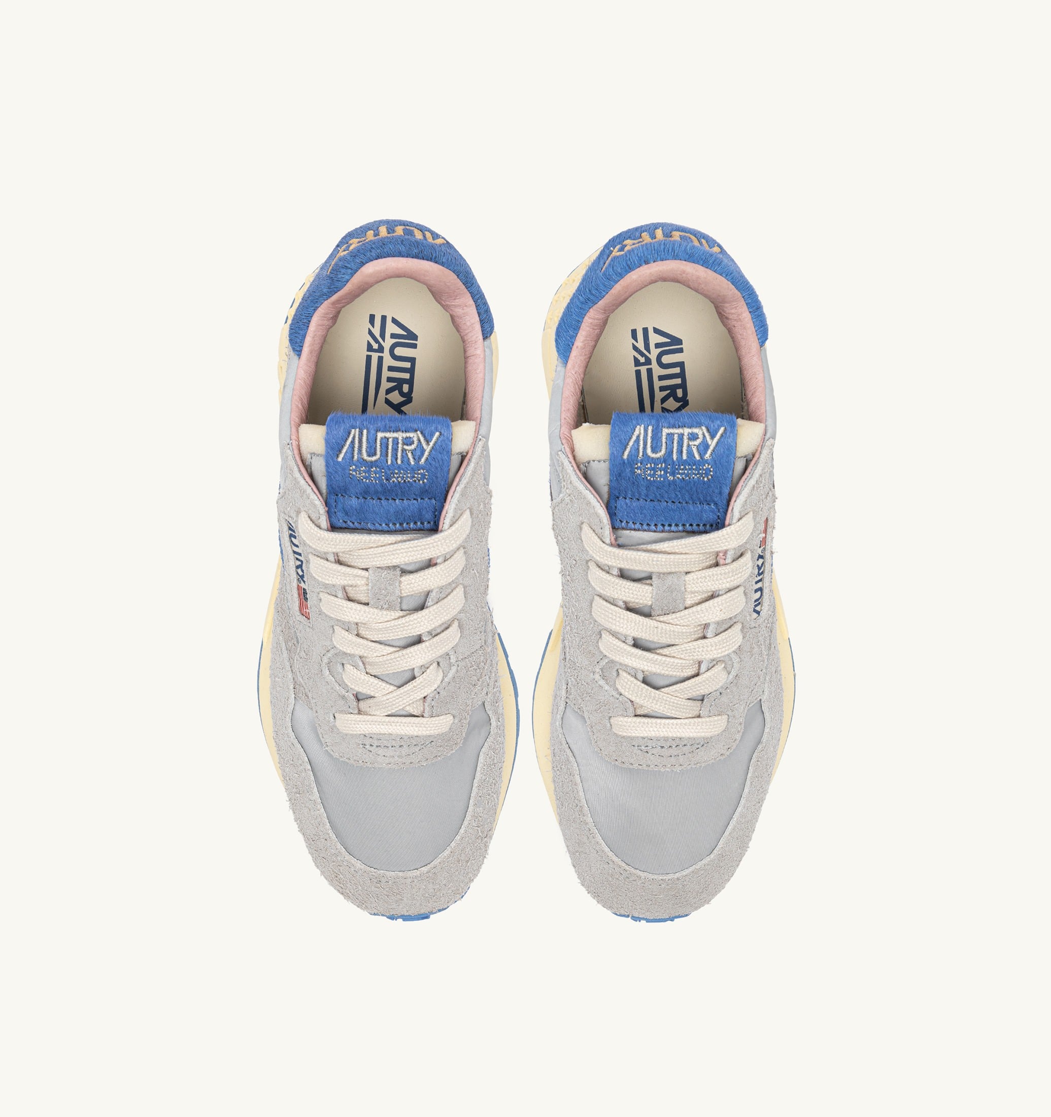 SNEAKERS REELWIND LOW IN NYLON E SUEDE VAPOR E DELLA ROBBIA BLUE